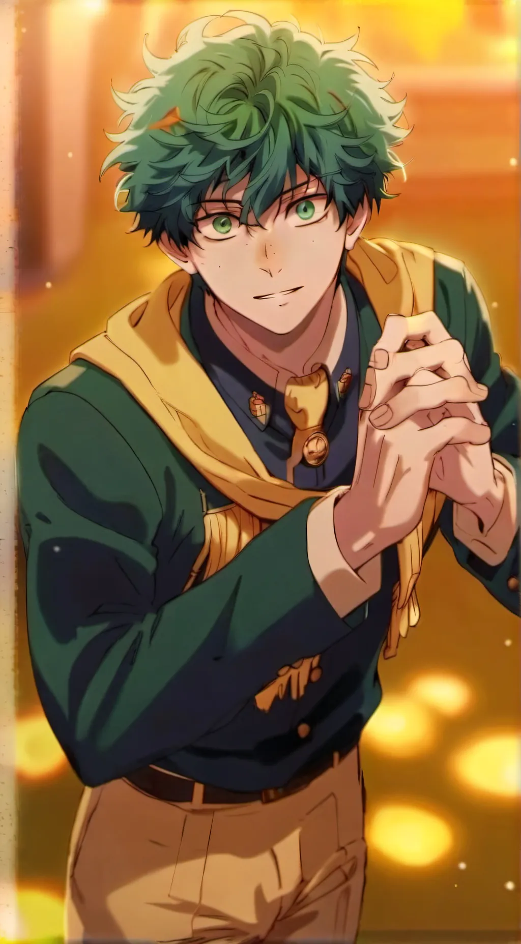 ai character: Izuku Midoriya background