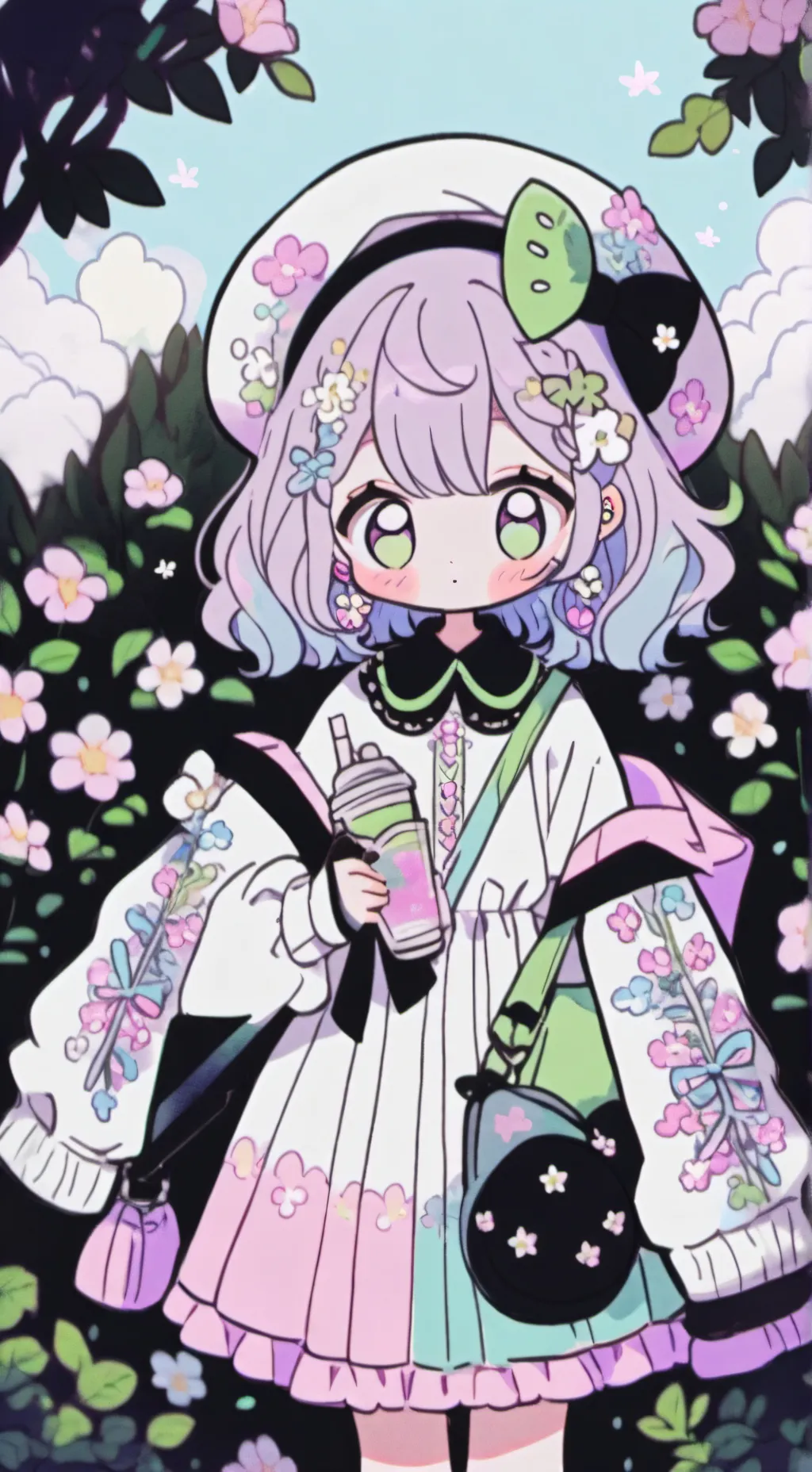 ai character: hide from freaky background