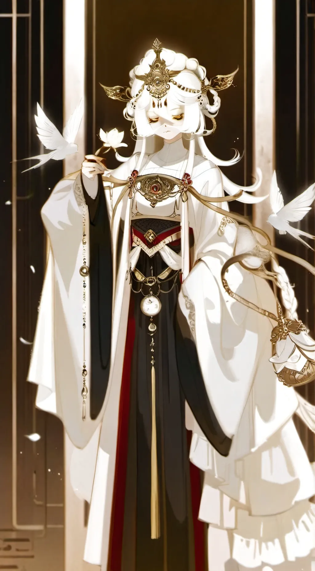 ai character: ⚪️Mystic Flour✨️ background