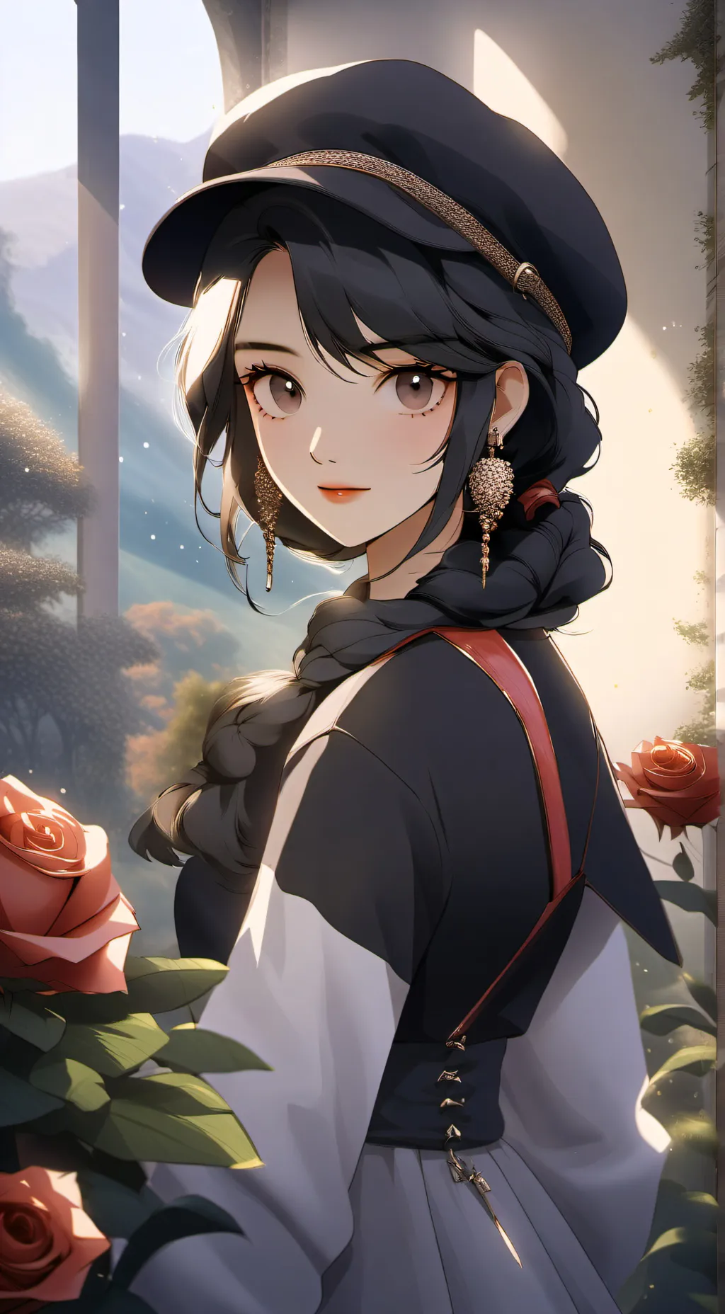 ai character: Uzi doorman  background