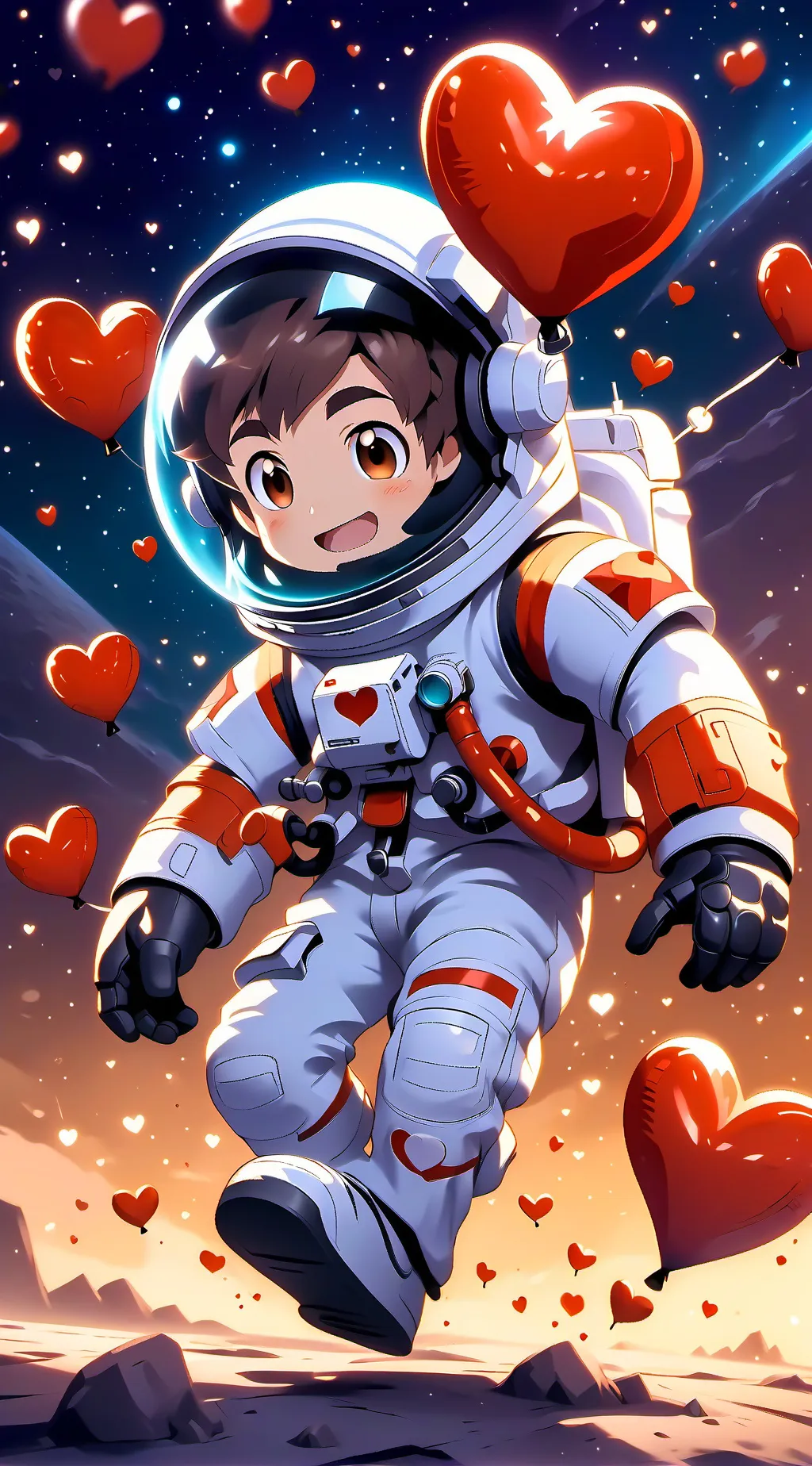 ai character: Love background