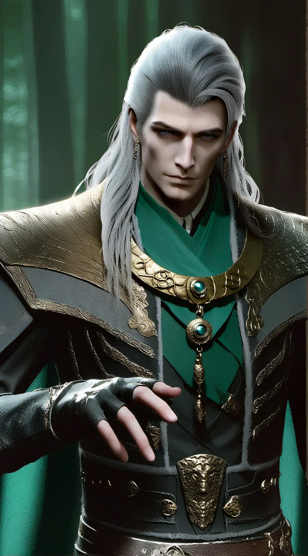 ai character: Bilal Myre  background