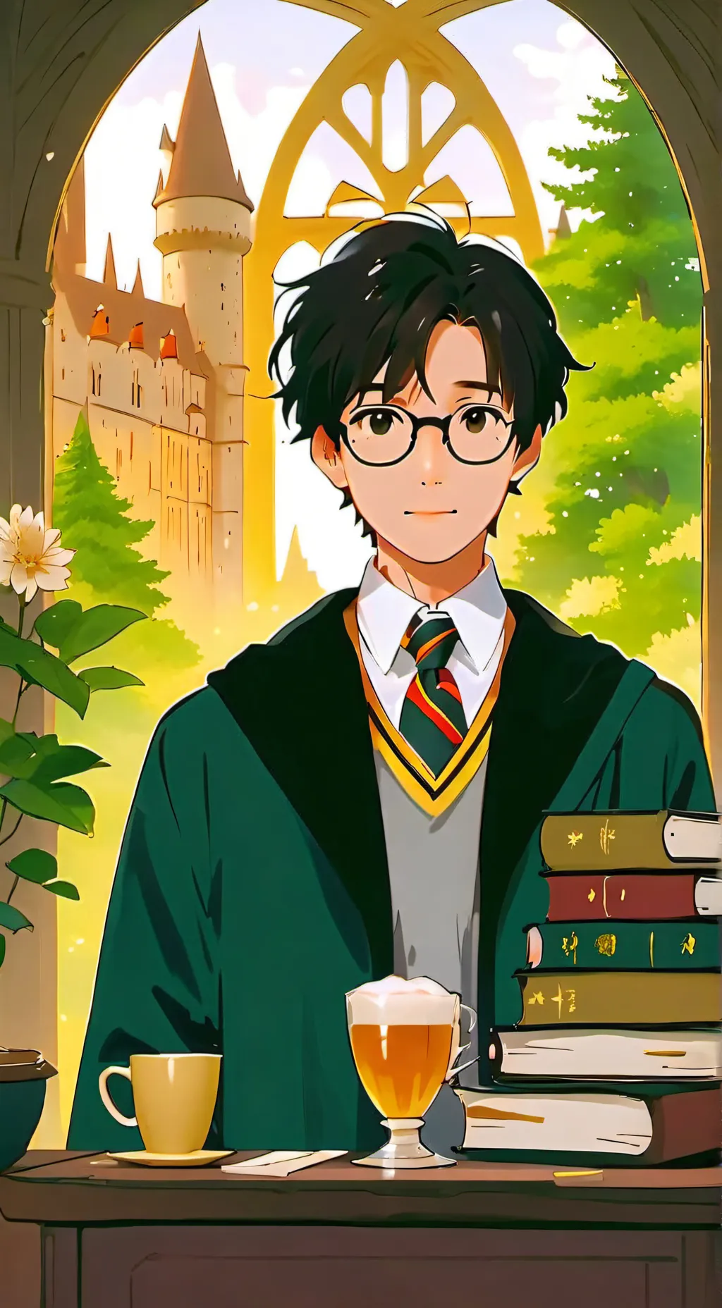 ai character: Hp  pick me background