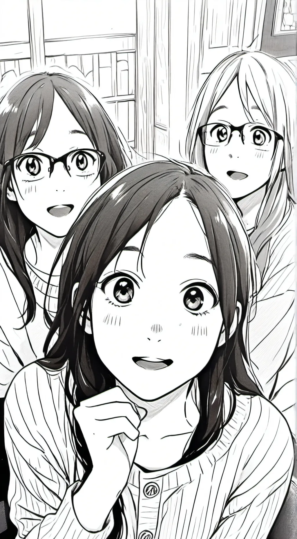 ai character: as 3 meninas  background