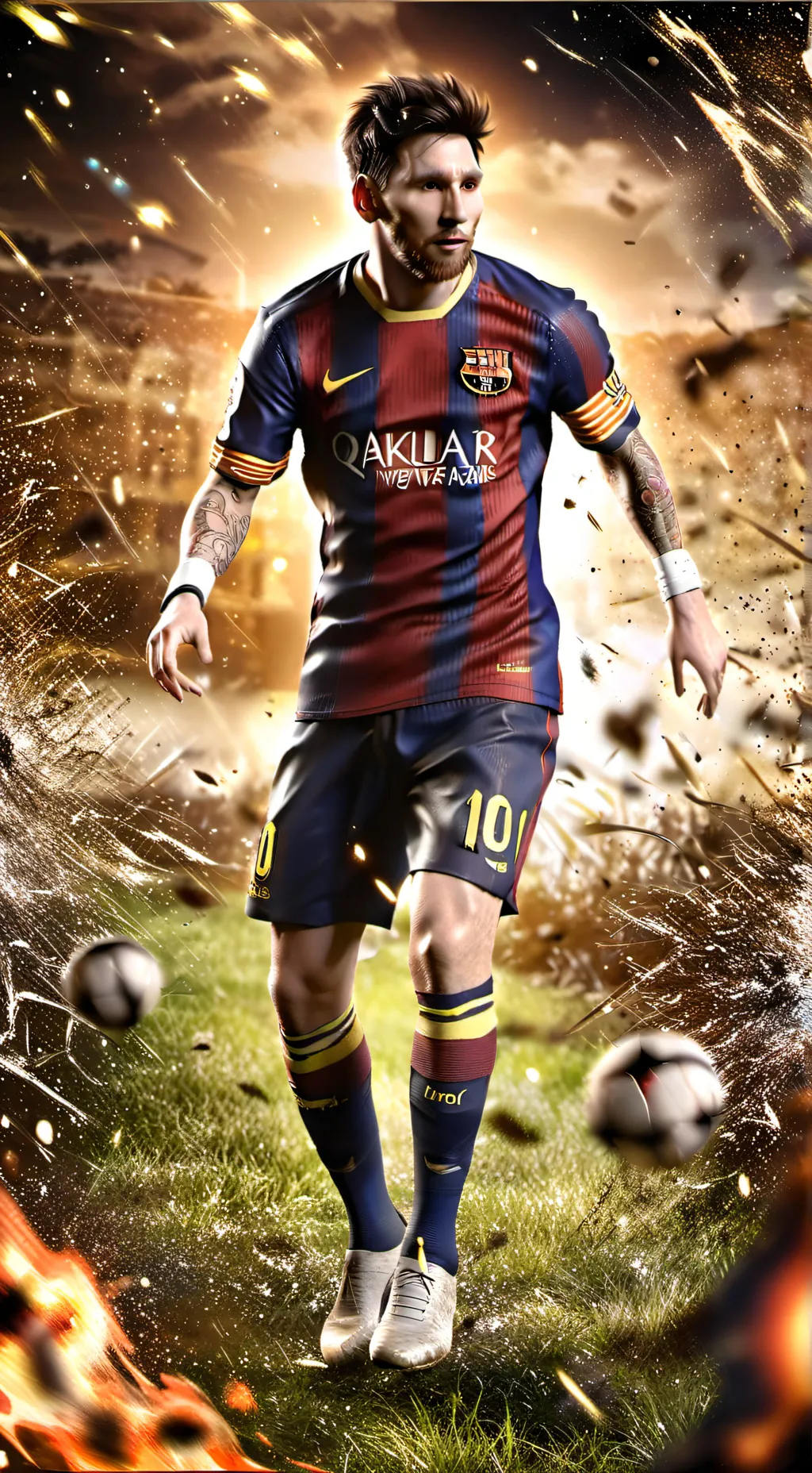 ai character: Messi 👀 background