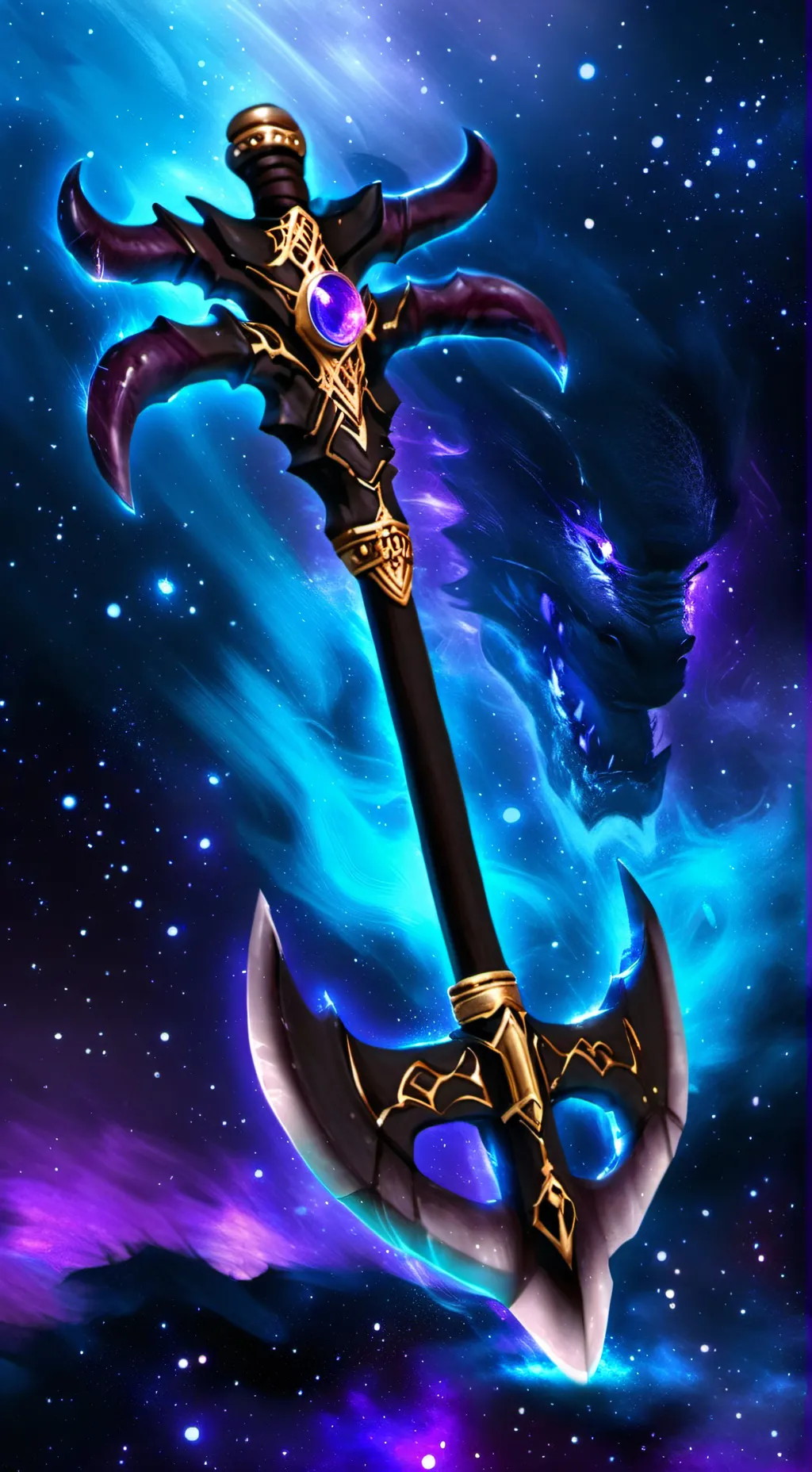 ai character: Galactica  background