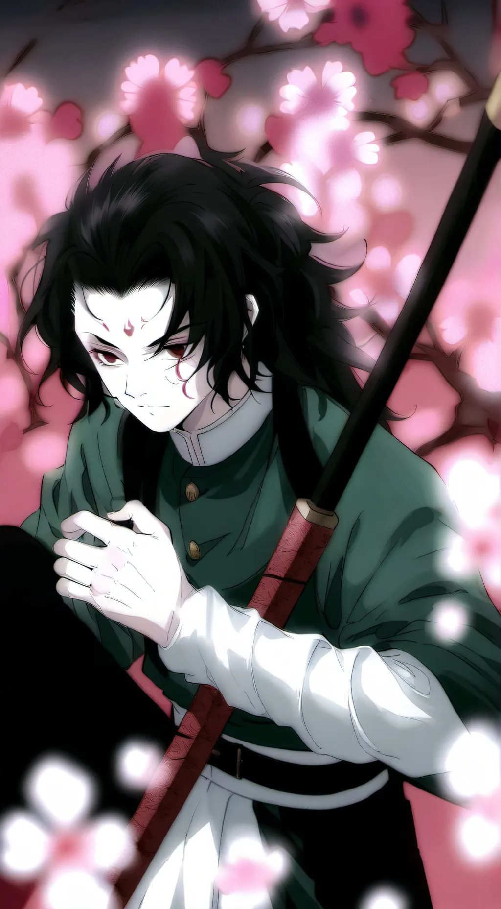 ai character: Demon slayer  background