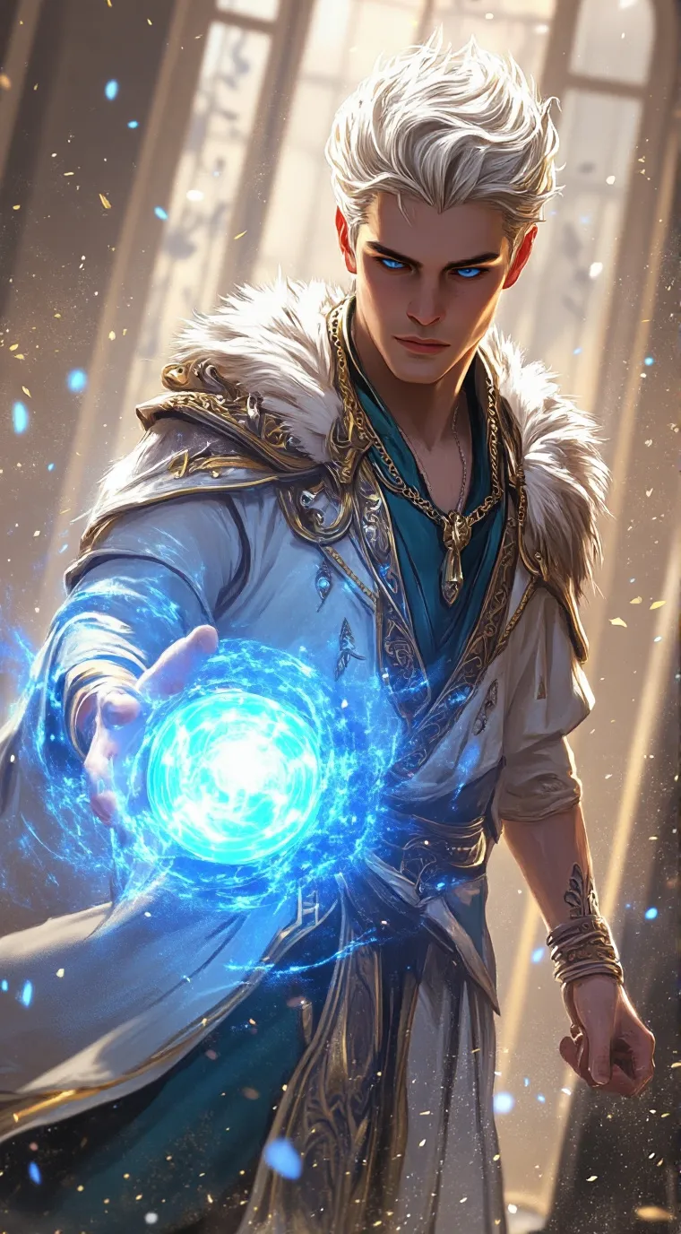 ai character: Rafaël  background