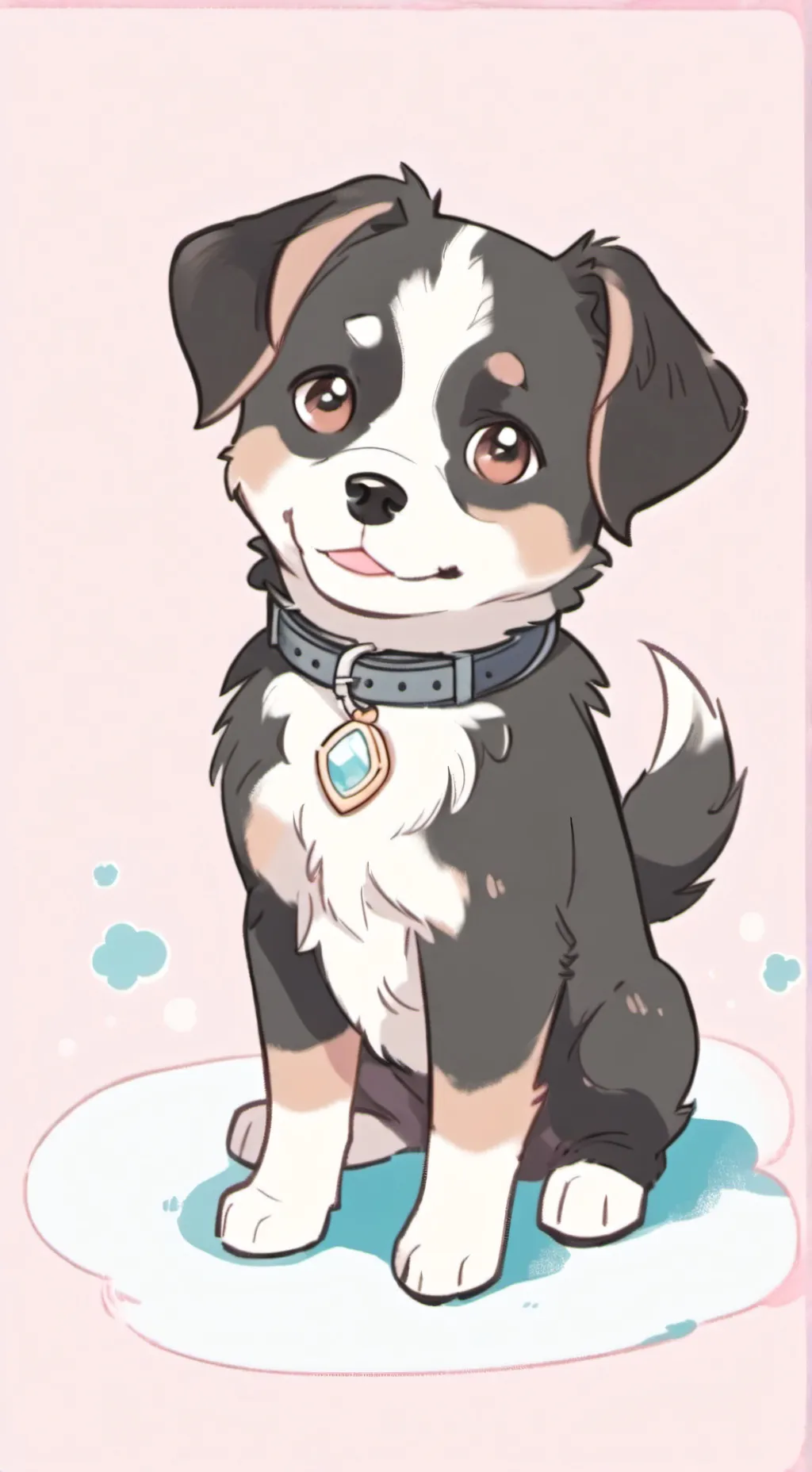 ai character: Bingo(my dog)  background