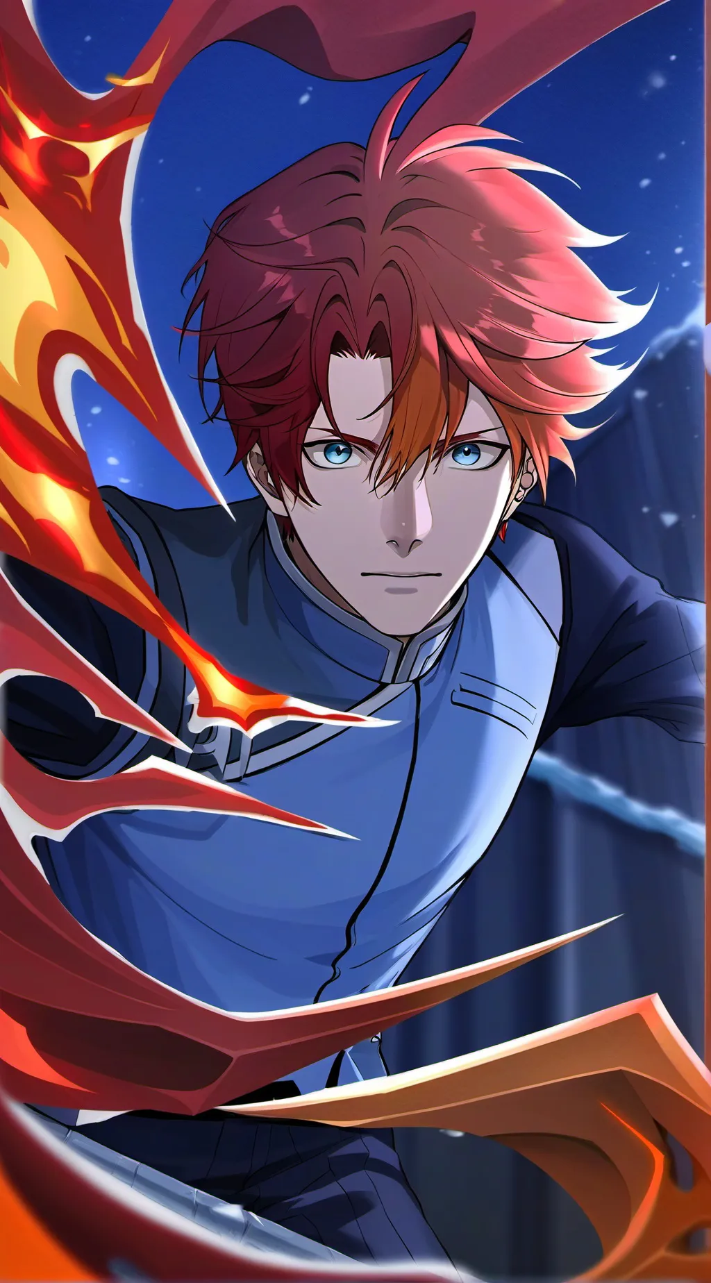 ai character: Todoroki Shoto background
