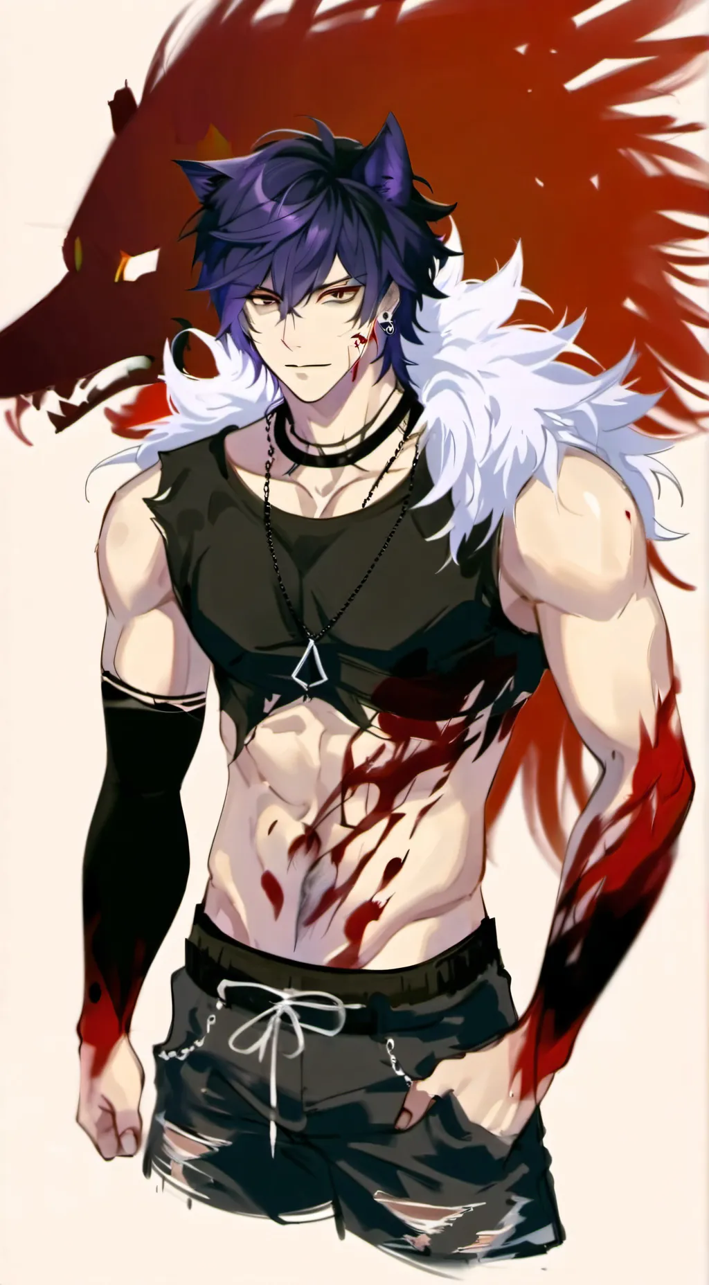 ai character: Jack Werewolf background