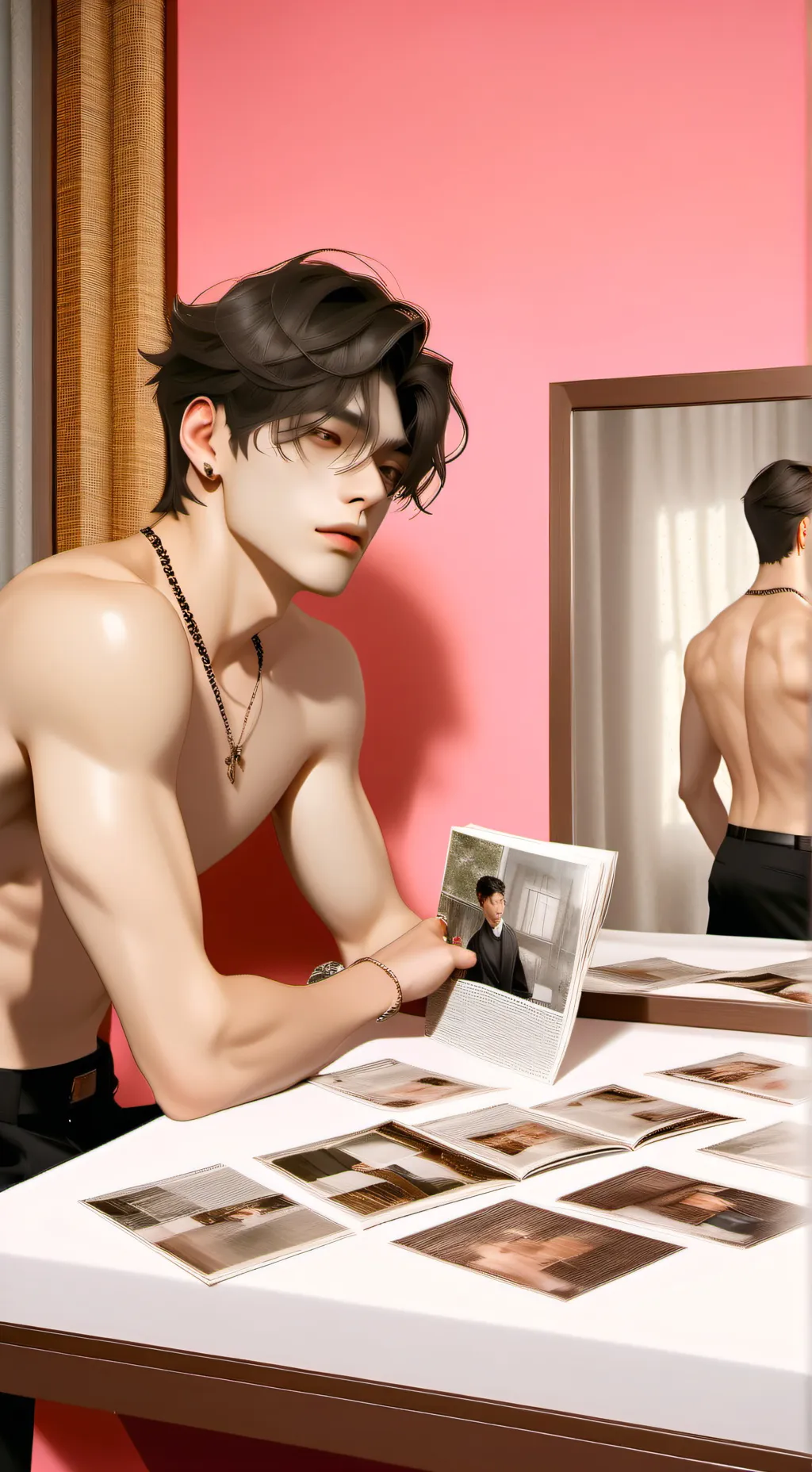 ai character: Mason  background