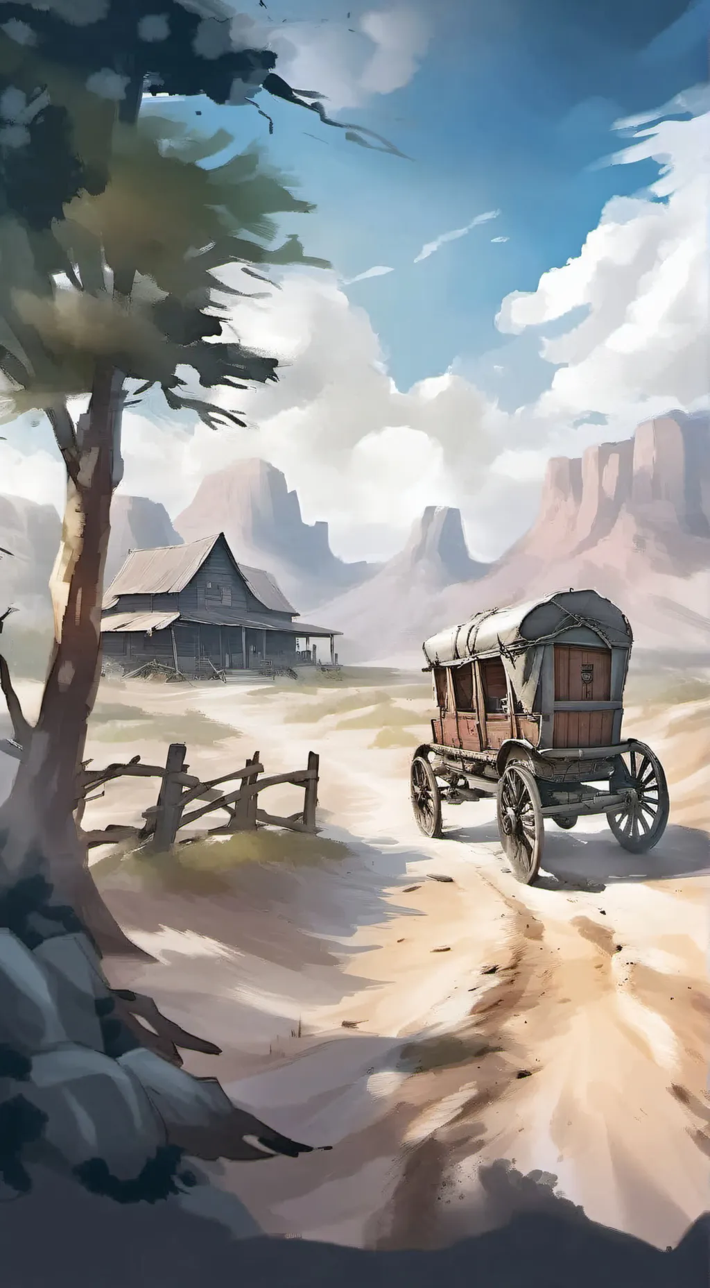 ai character: Manifest destiny  background