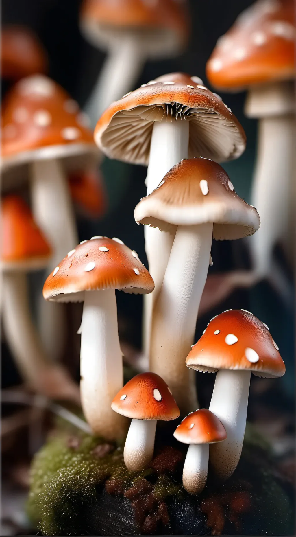 ai character: The great mushroom background