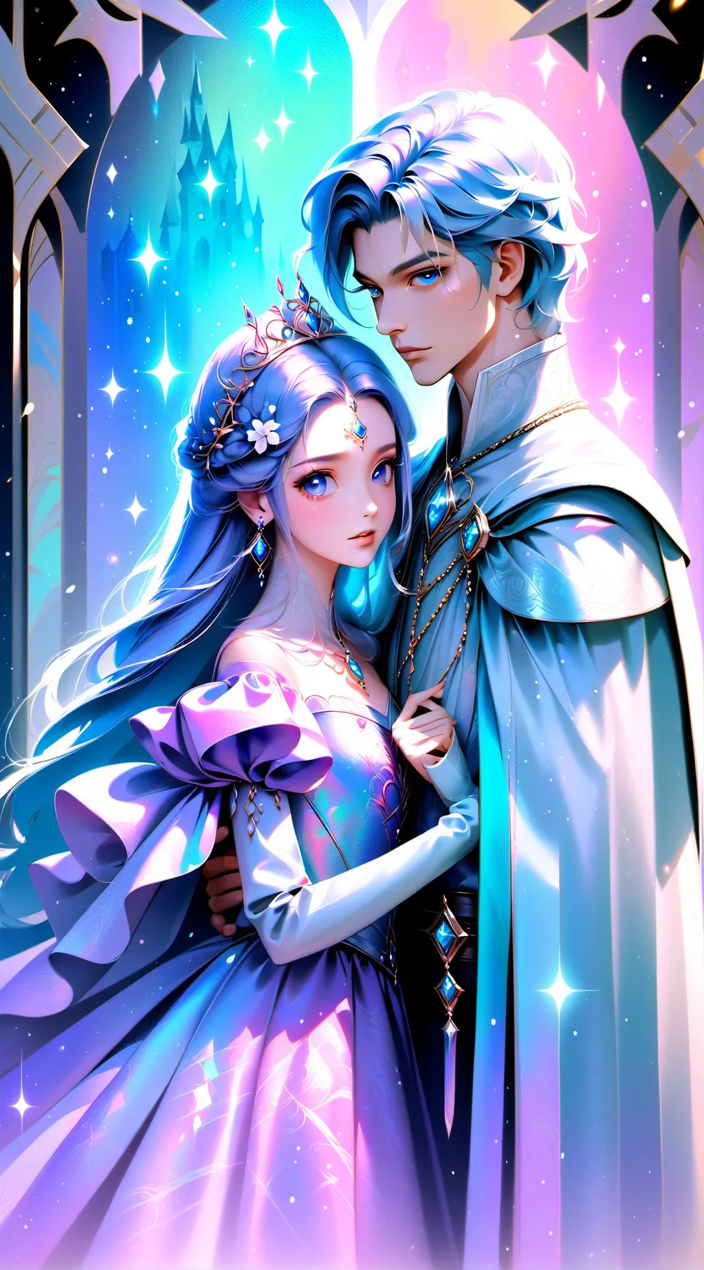 ai character: step-sis Princess background