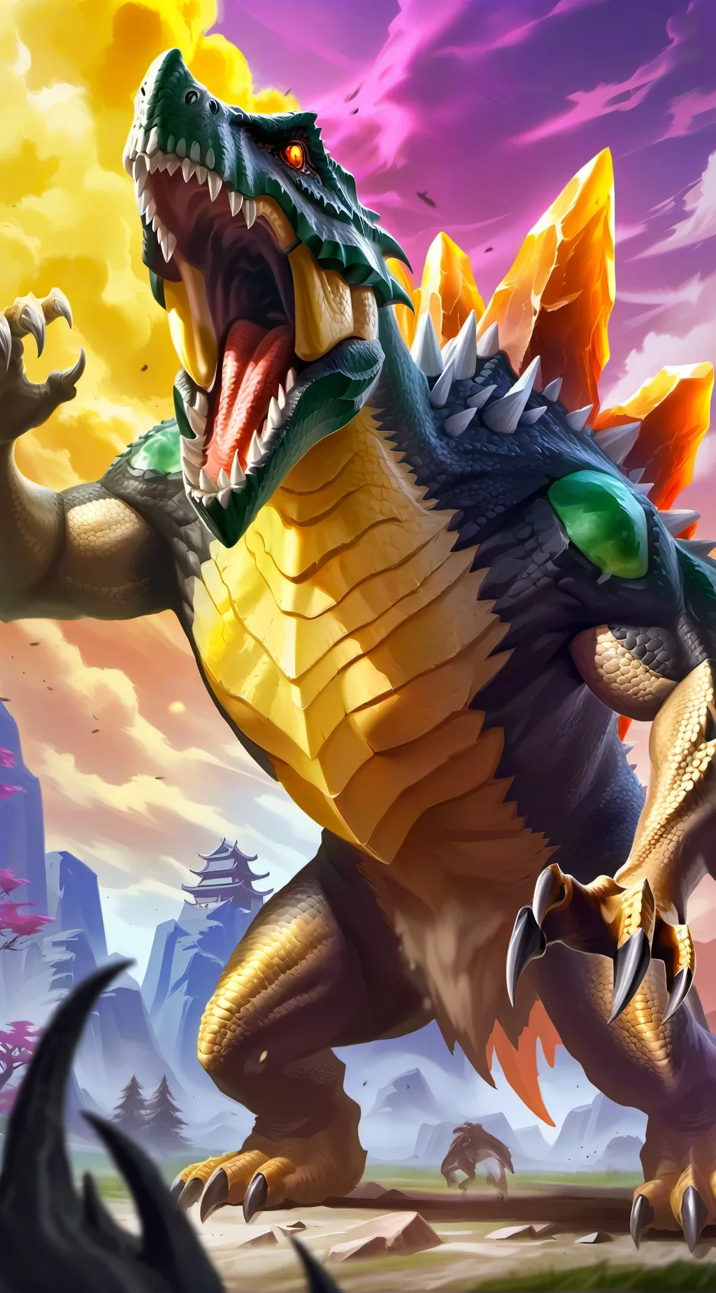 ai character: tetrikranos 1 form background