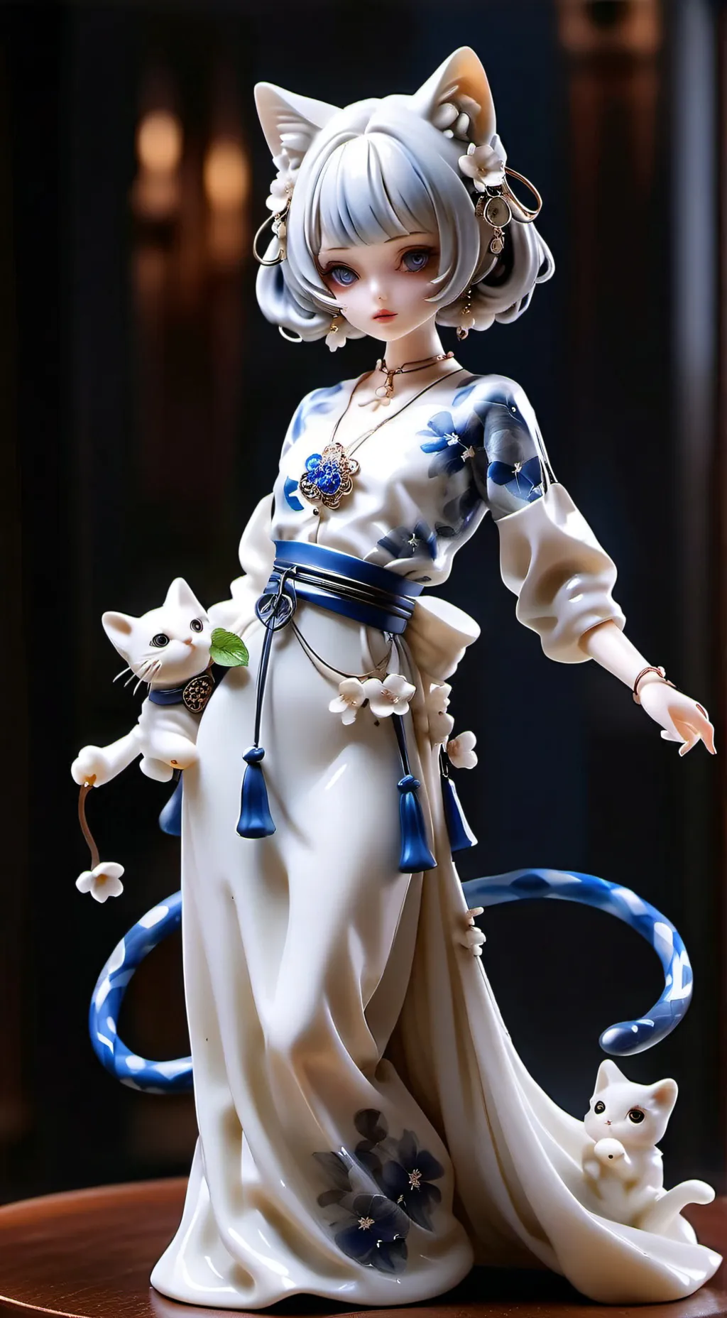 ai character: Luna background