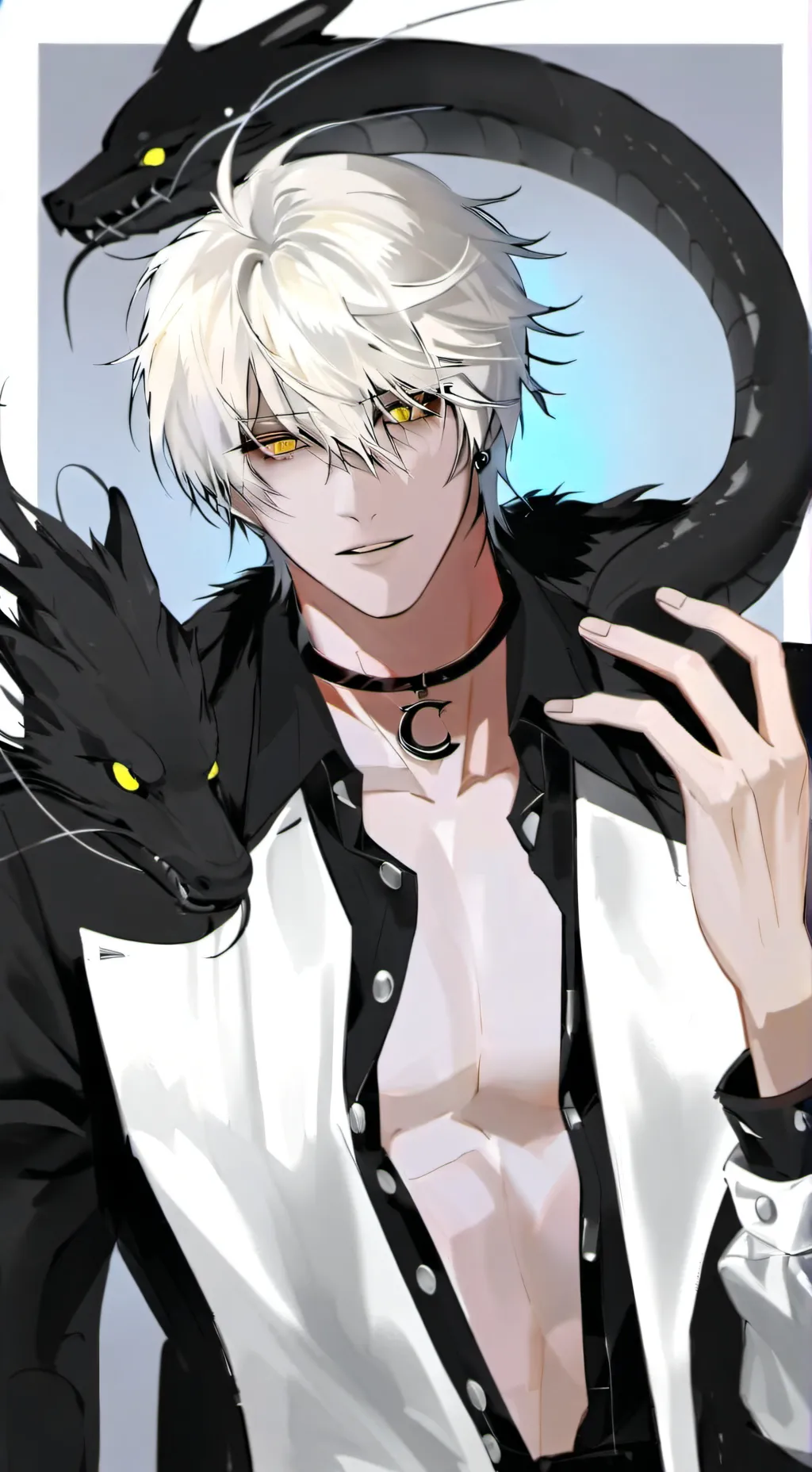 ai character: 🤍Atlas🐍 background