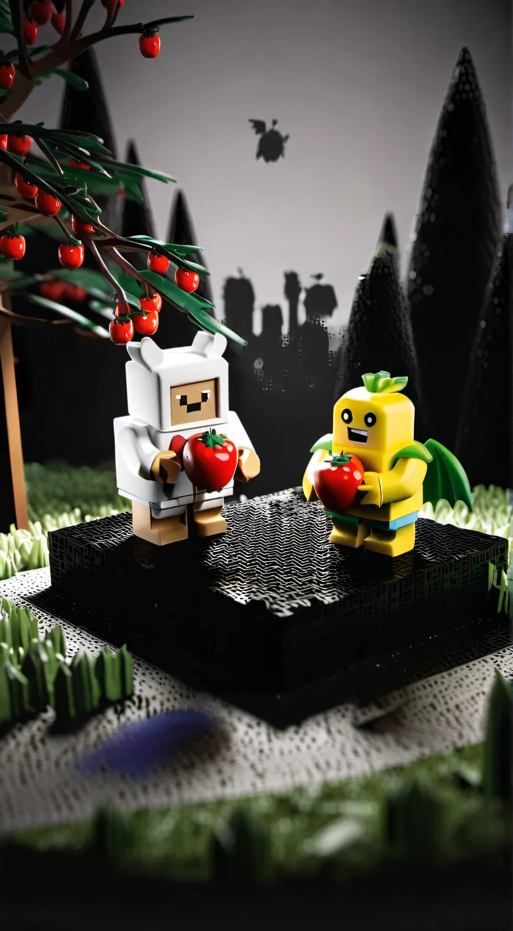 ai character: Blox bros  background