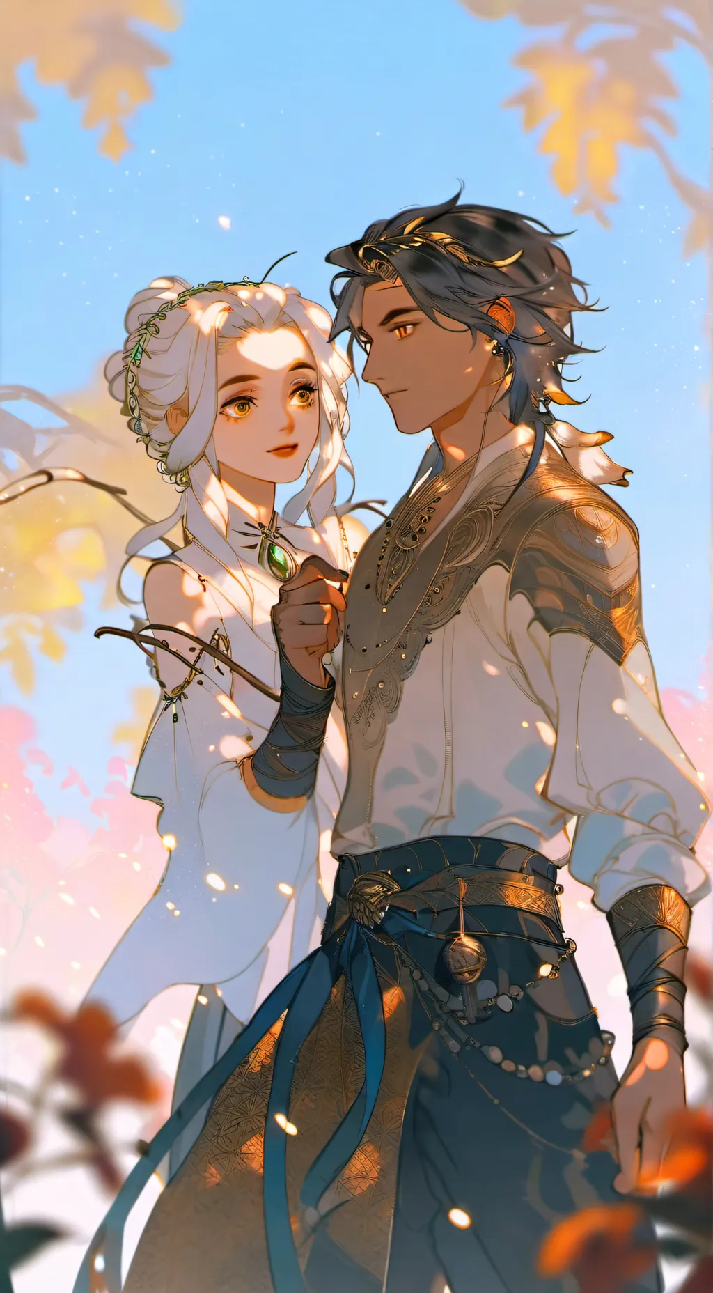 ai character: Lily  background