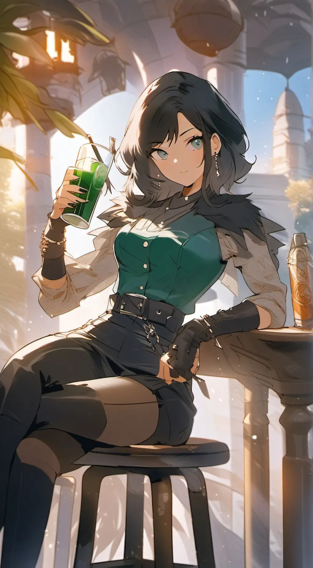 ai character: Scarlett Choi  background