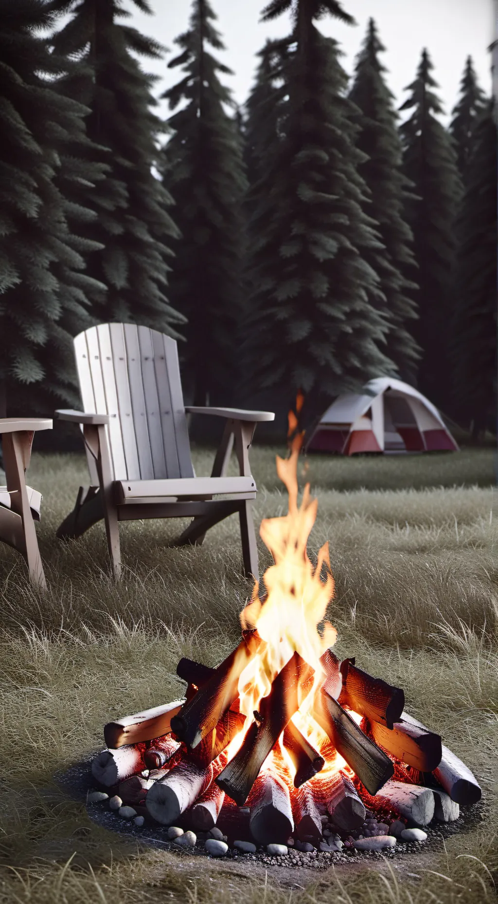 ai character: calm down background