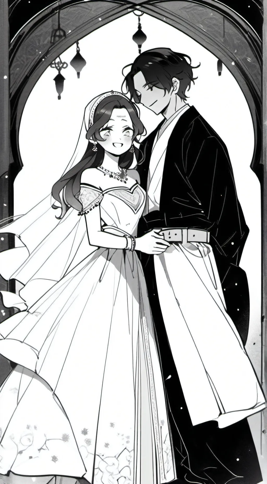 ai character: nabi x santi background