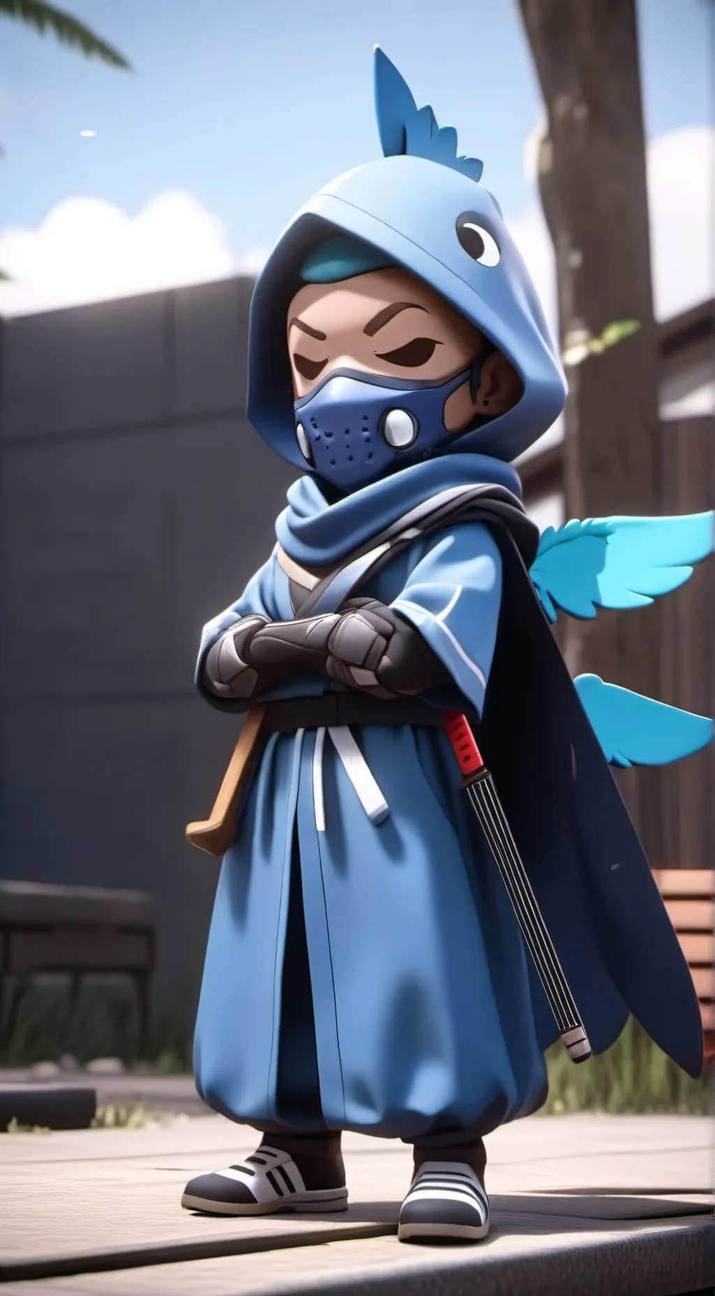 ai character: Copy background