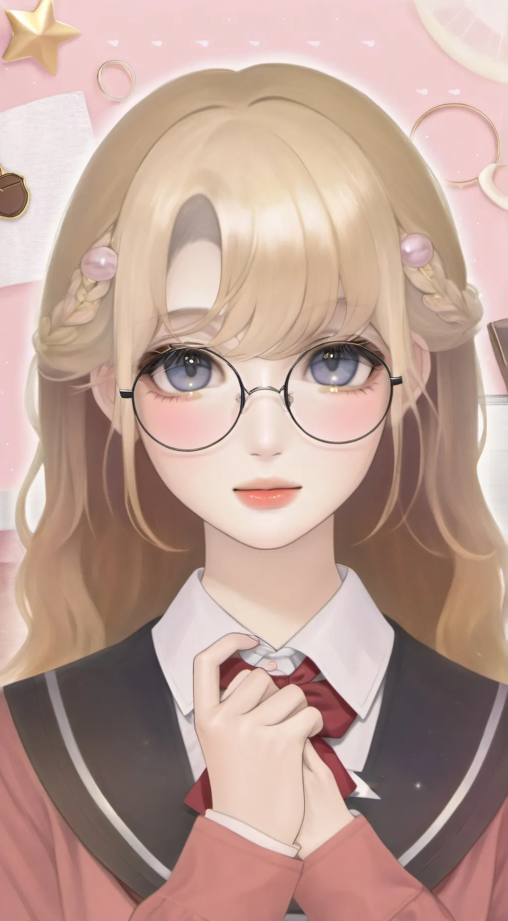 ai character: Coraline background