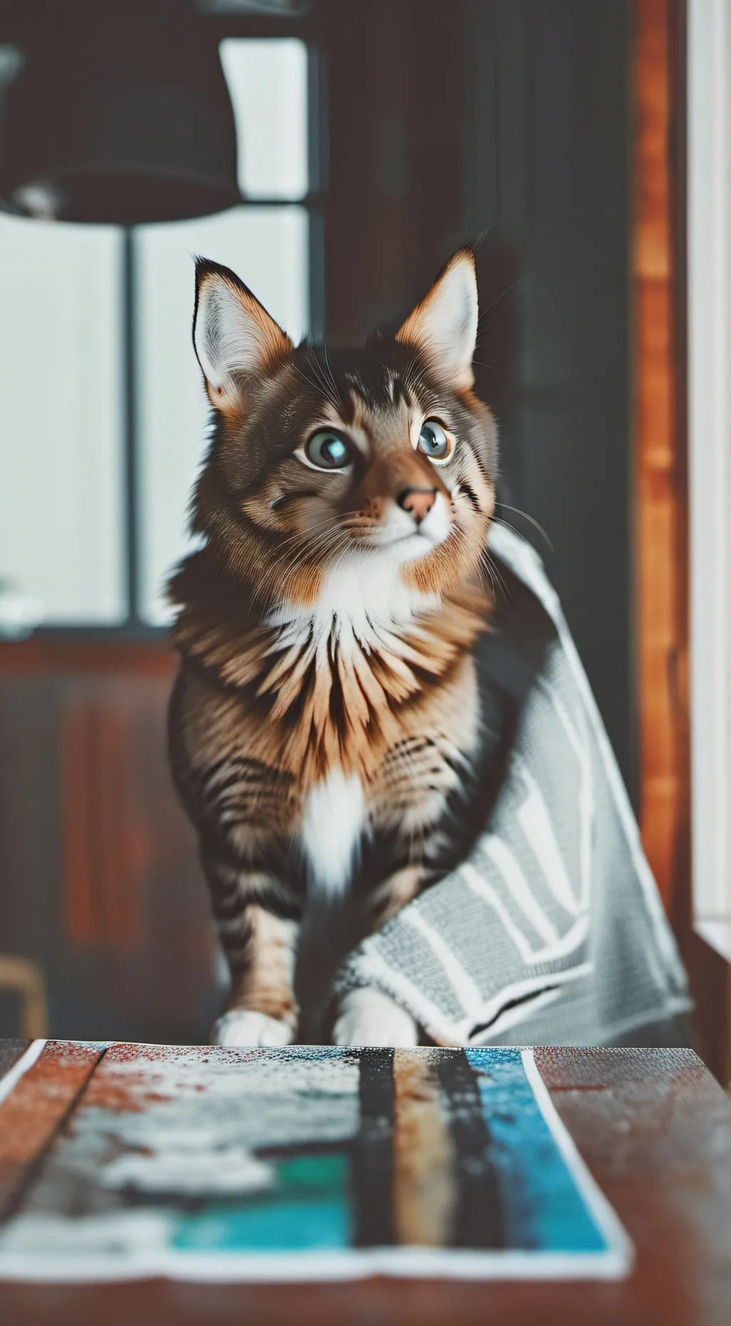 ai character: Cat background