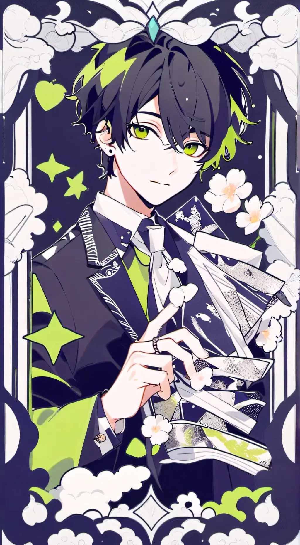 ai character: No me enamorare!! background