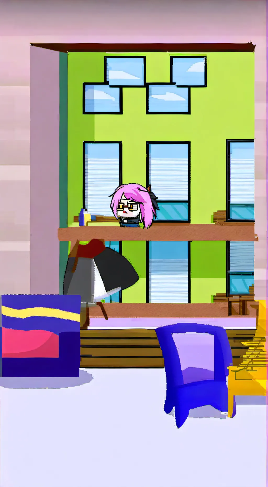 ai character: Robloxia  background