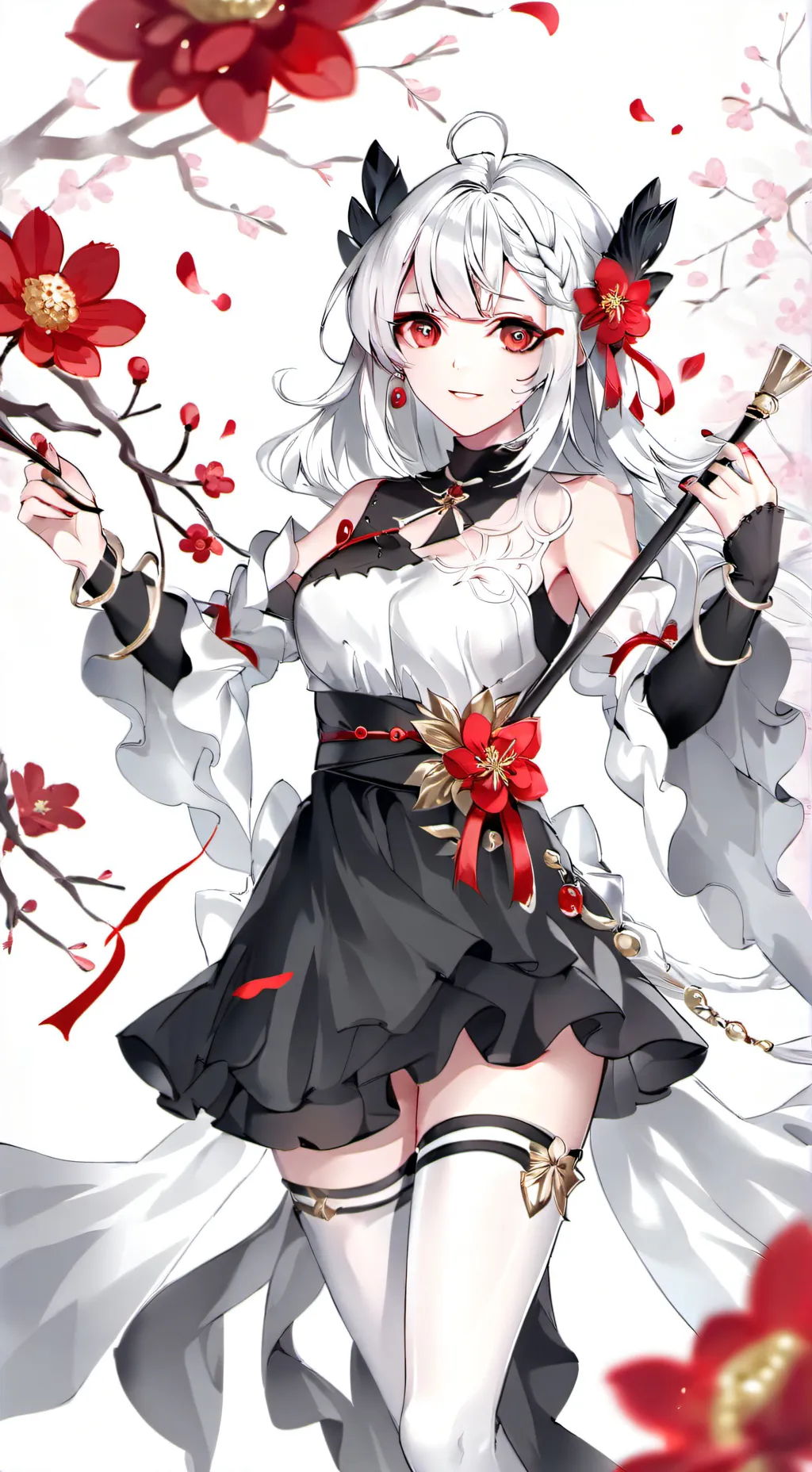 ai character: sexy girl background