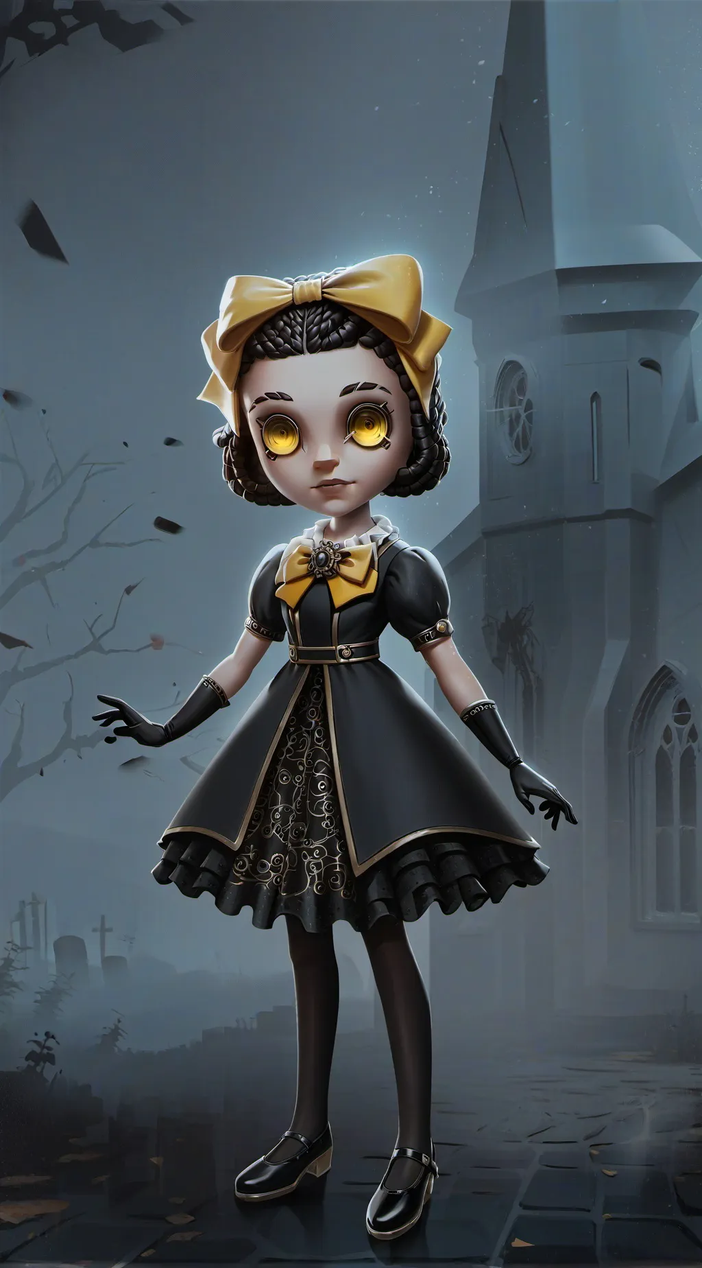 ai character: Cyn background