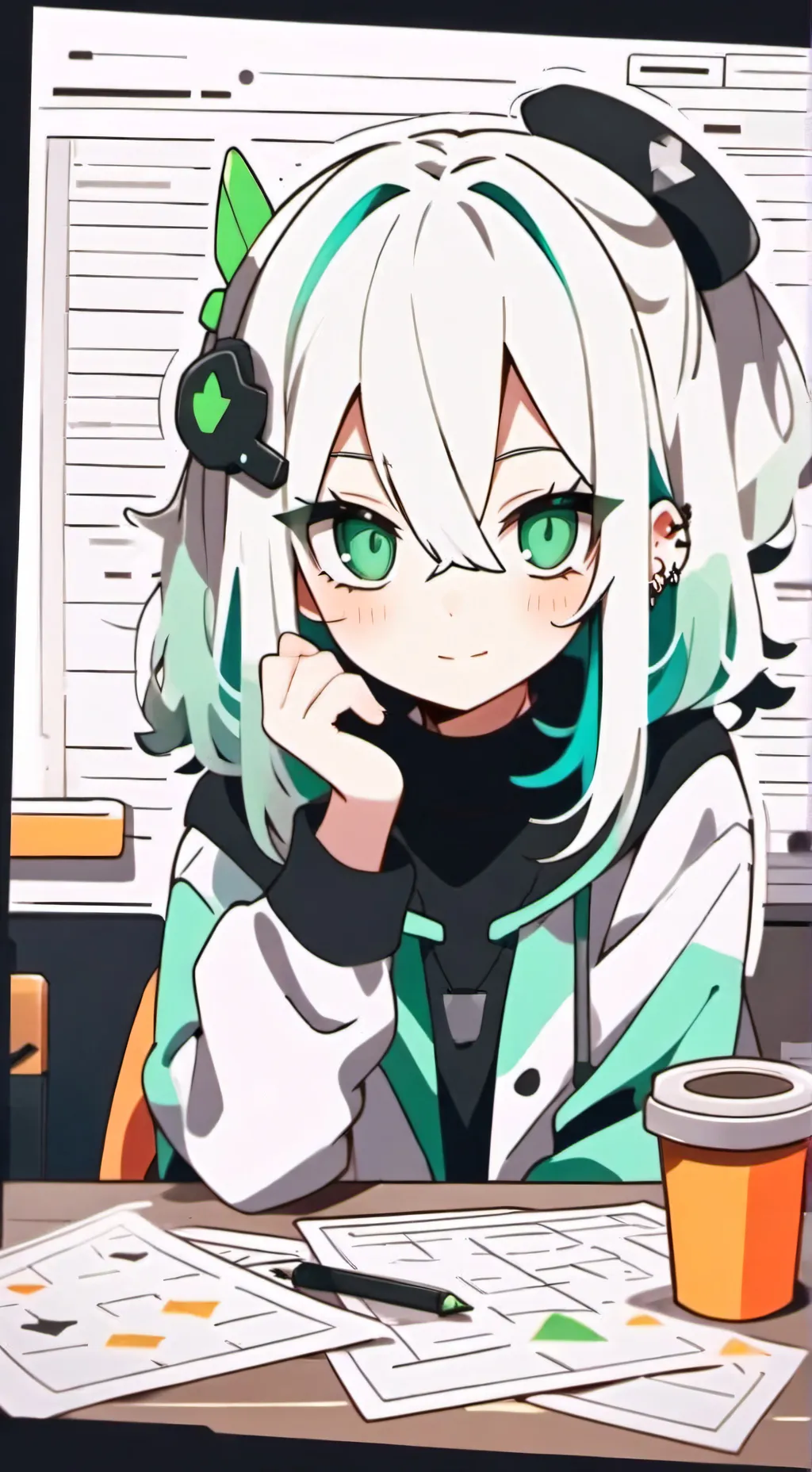 ai character: Idk background