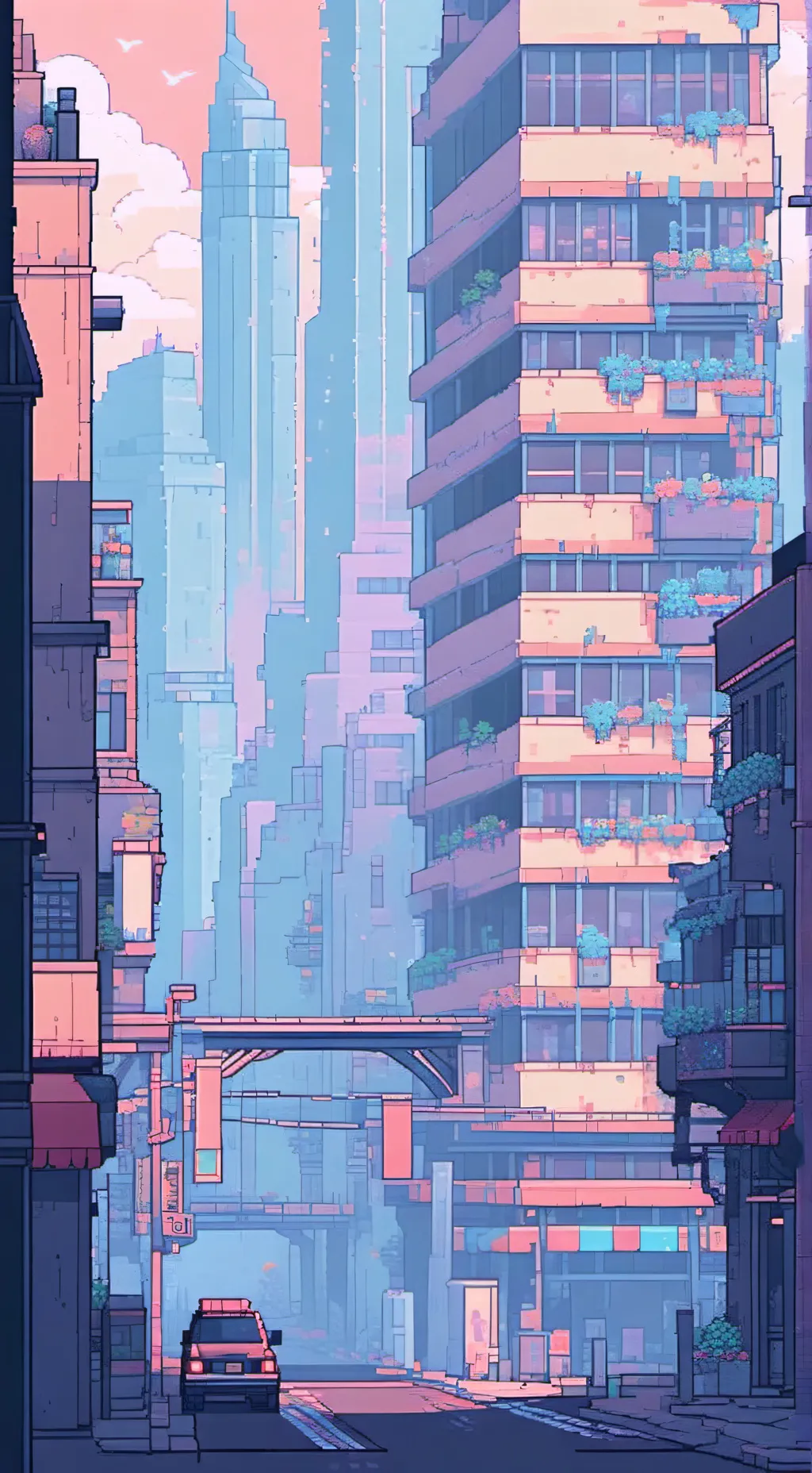 ai character: strange machine  background