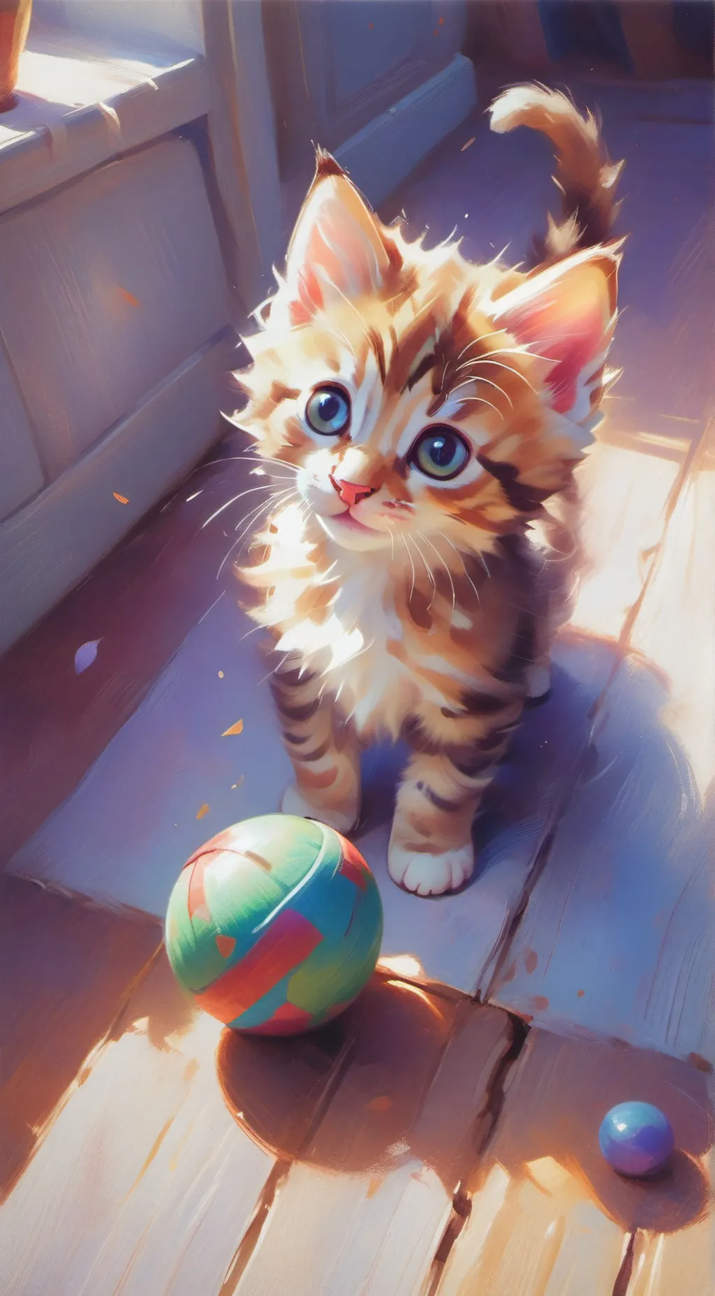 ai character: Kitten background