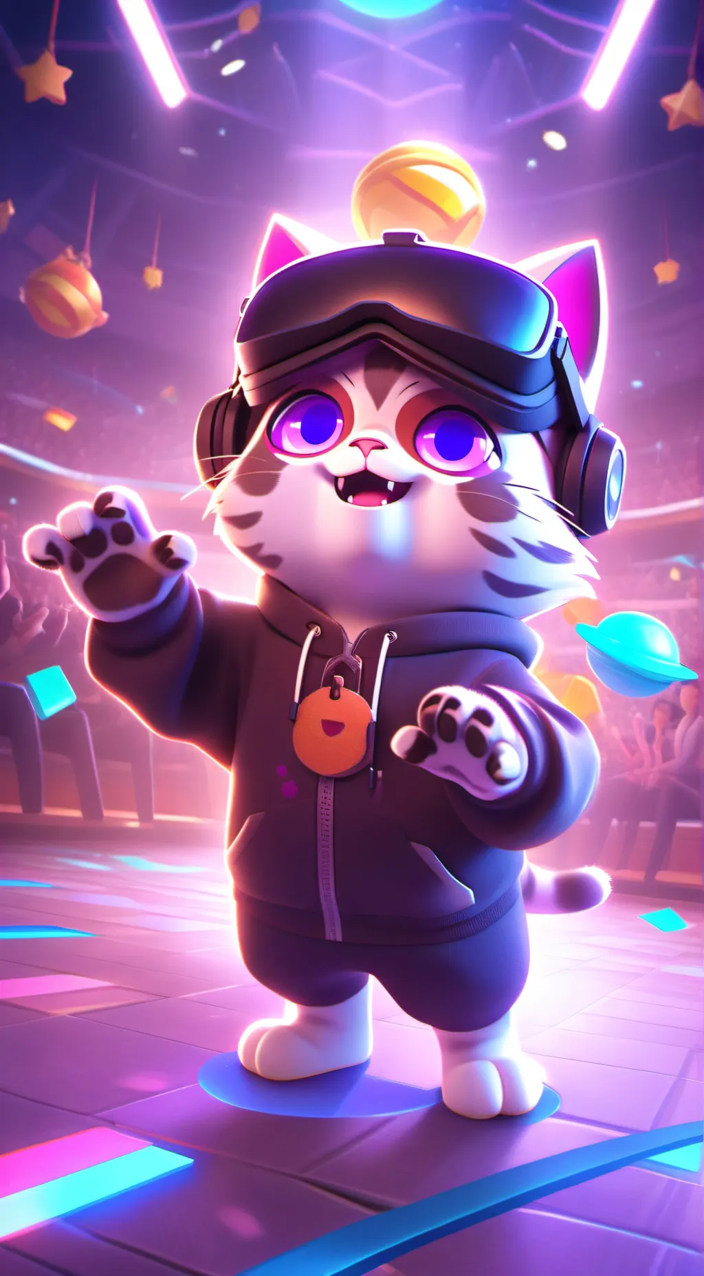 ai character: i am cat update. background