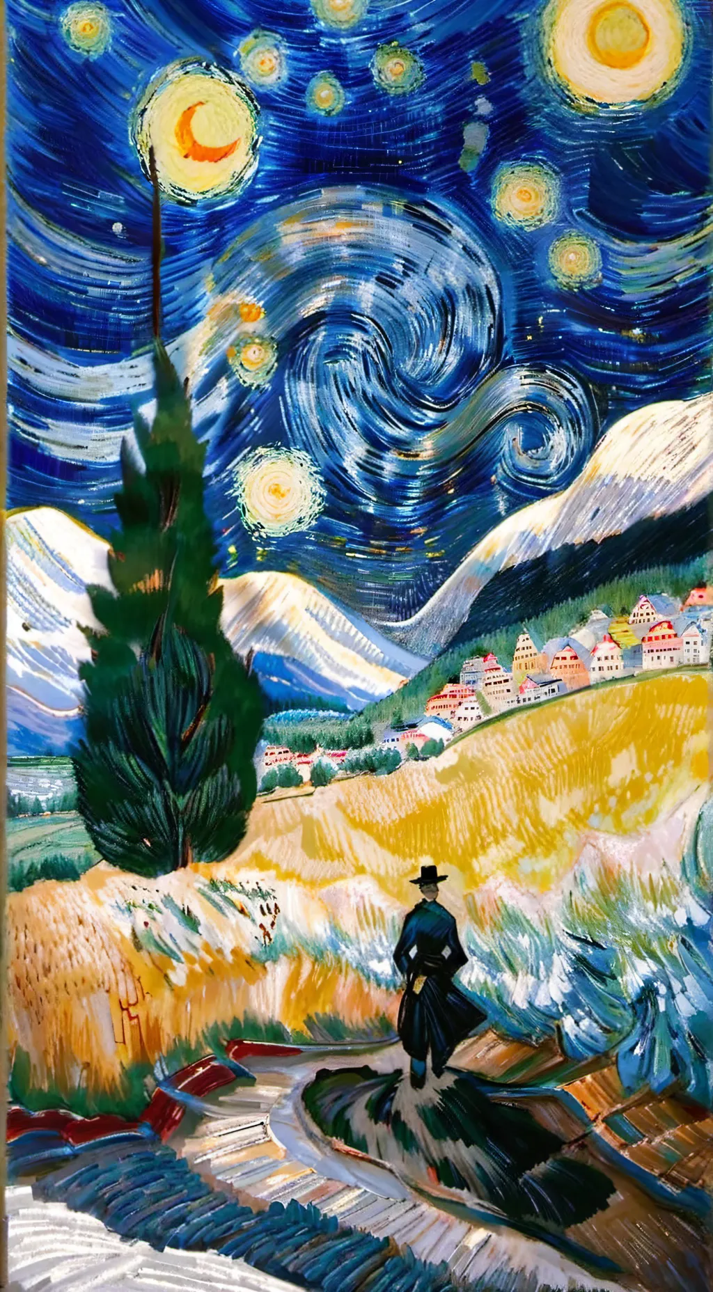 ai character: japan film maker  background