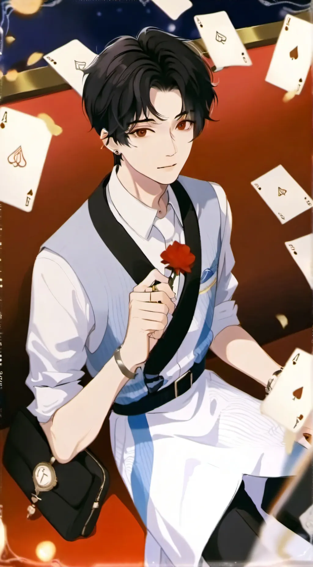 ai character: Fabio  background