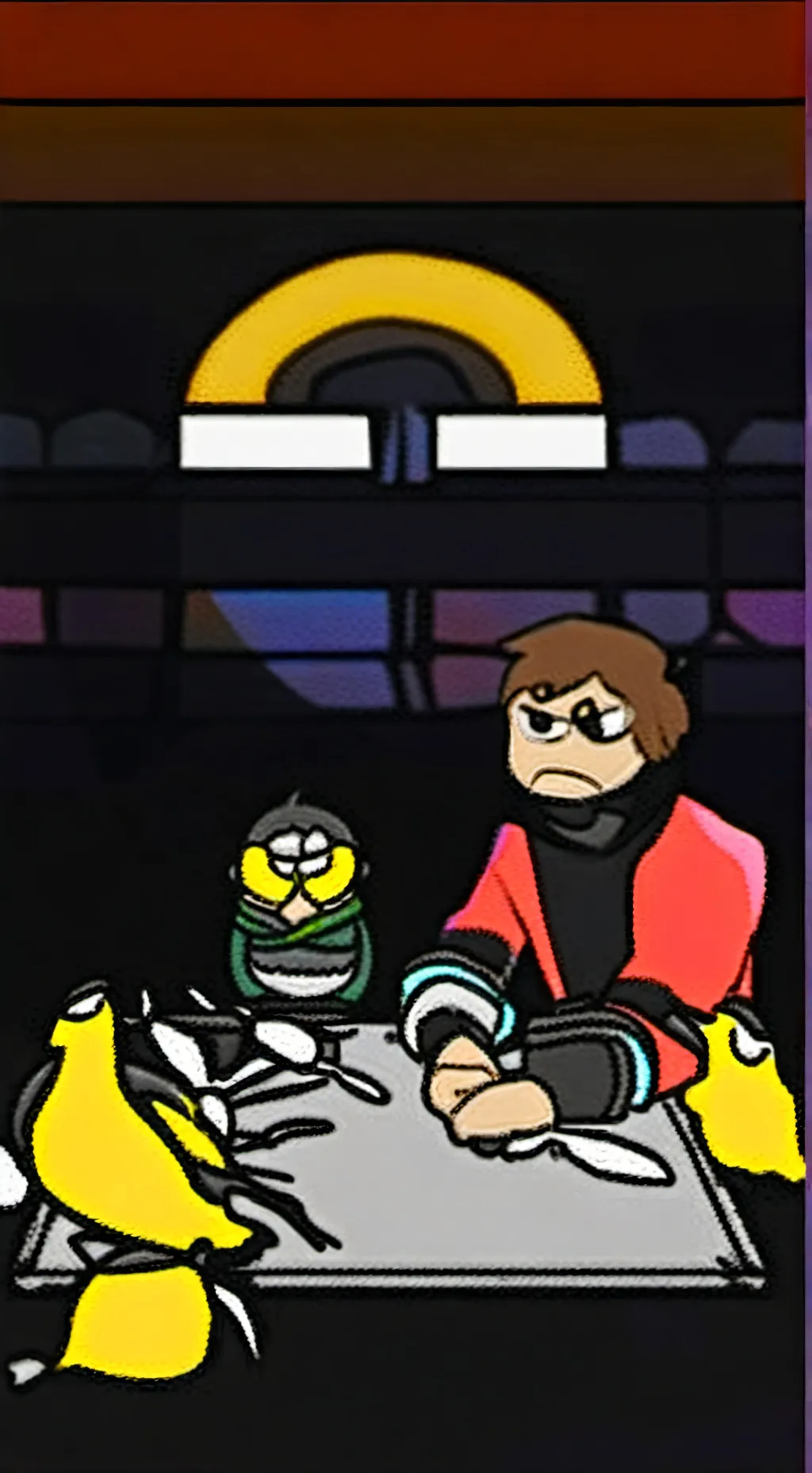 ai character: ФОРСАКЕН background