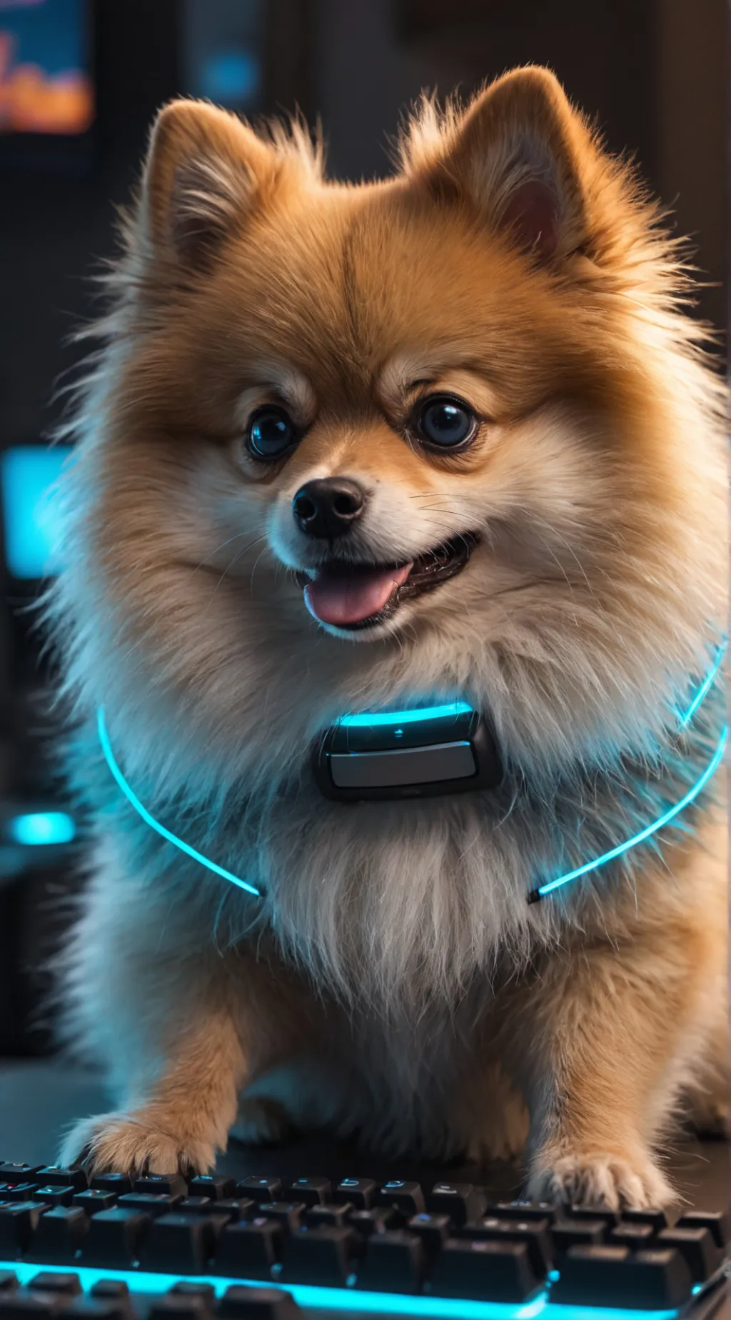 ai character: Pixel background