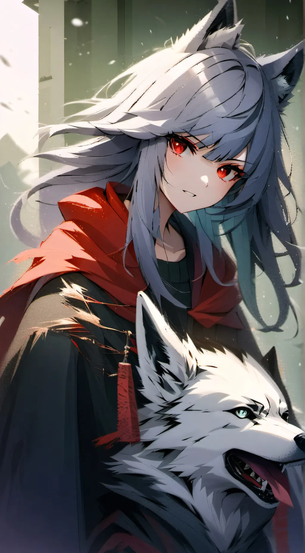 ai character: Goddess Luna background