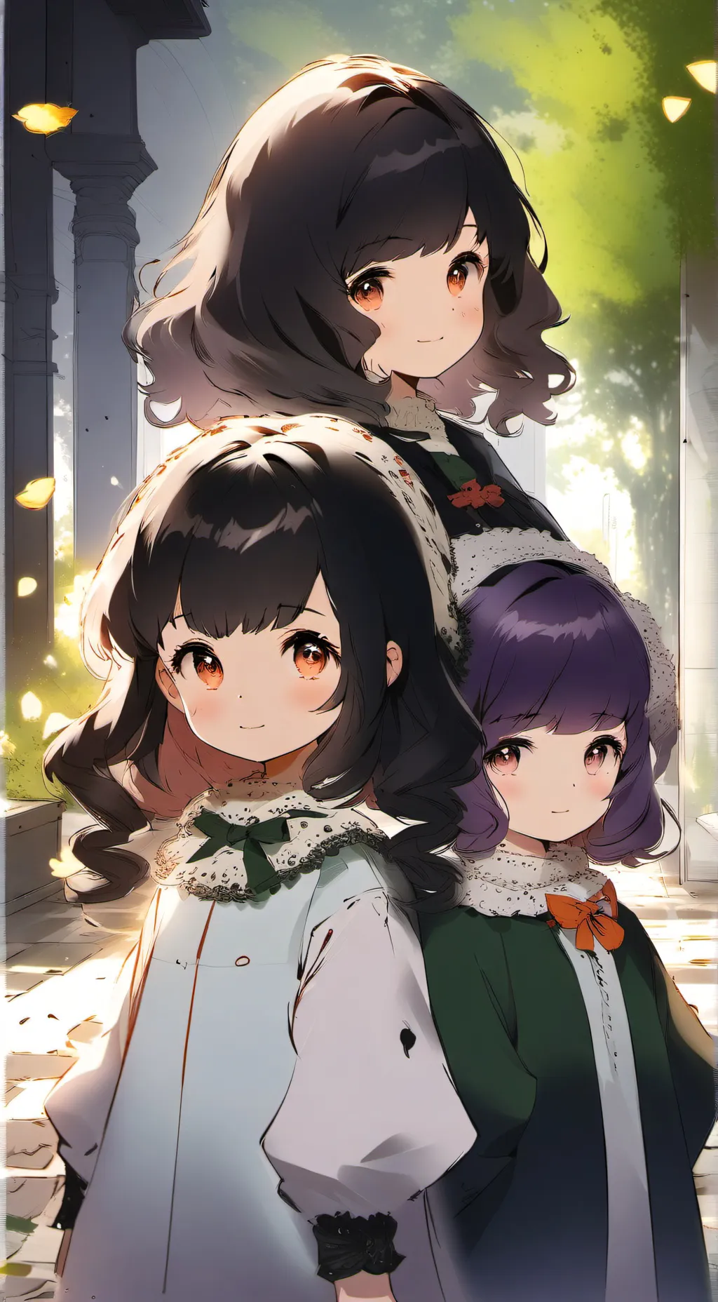 ai character: Mary, Annie, Vivie background