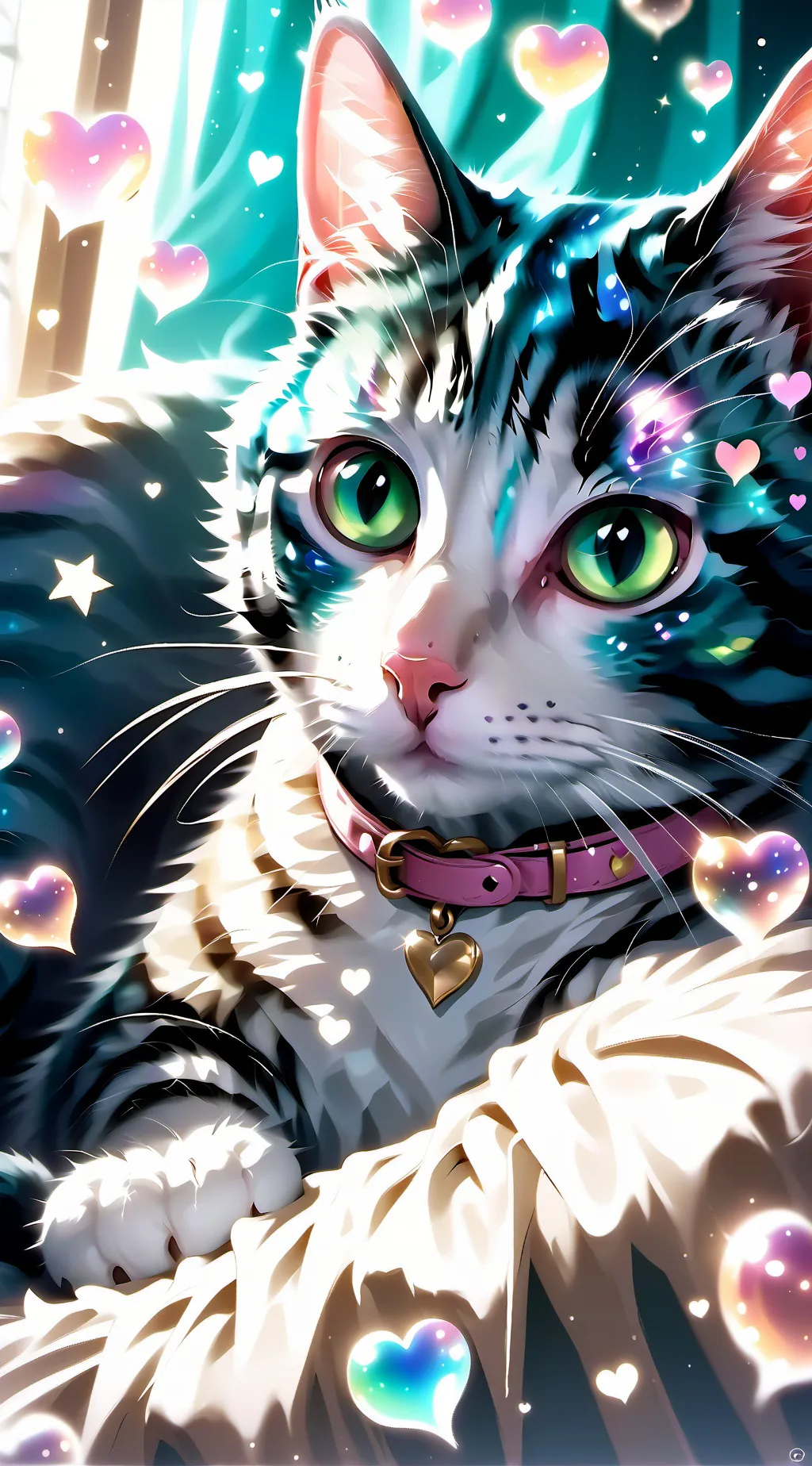 ai character: KittyMew background