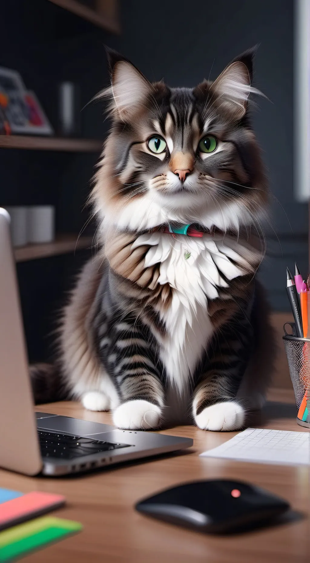 ai character: The Cat Zoo background