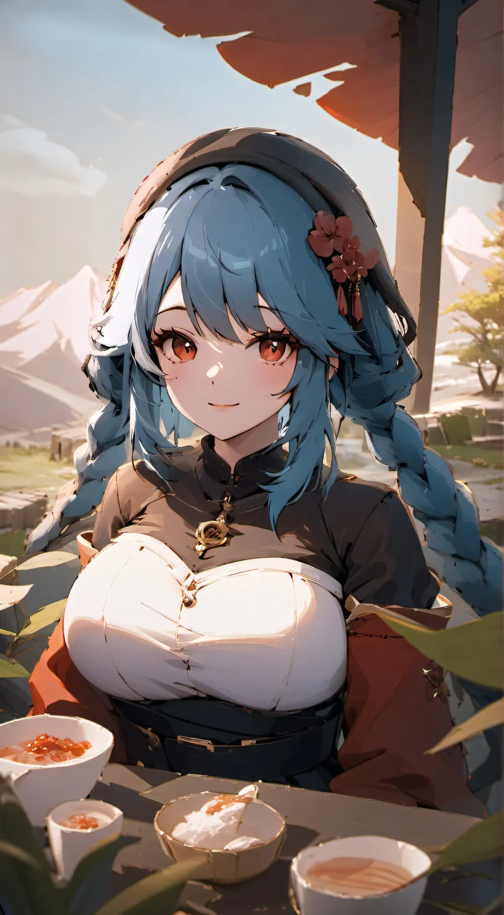 ai character: queen  background