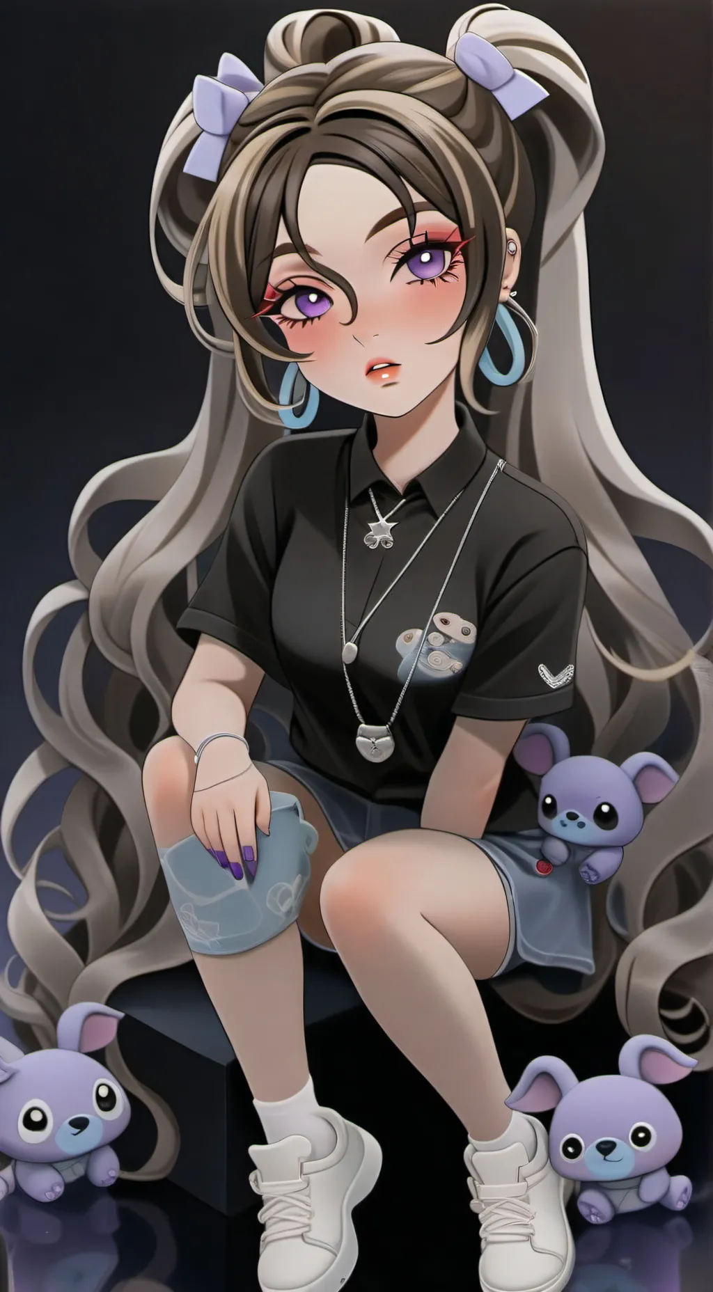 ai character: luna background