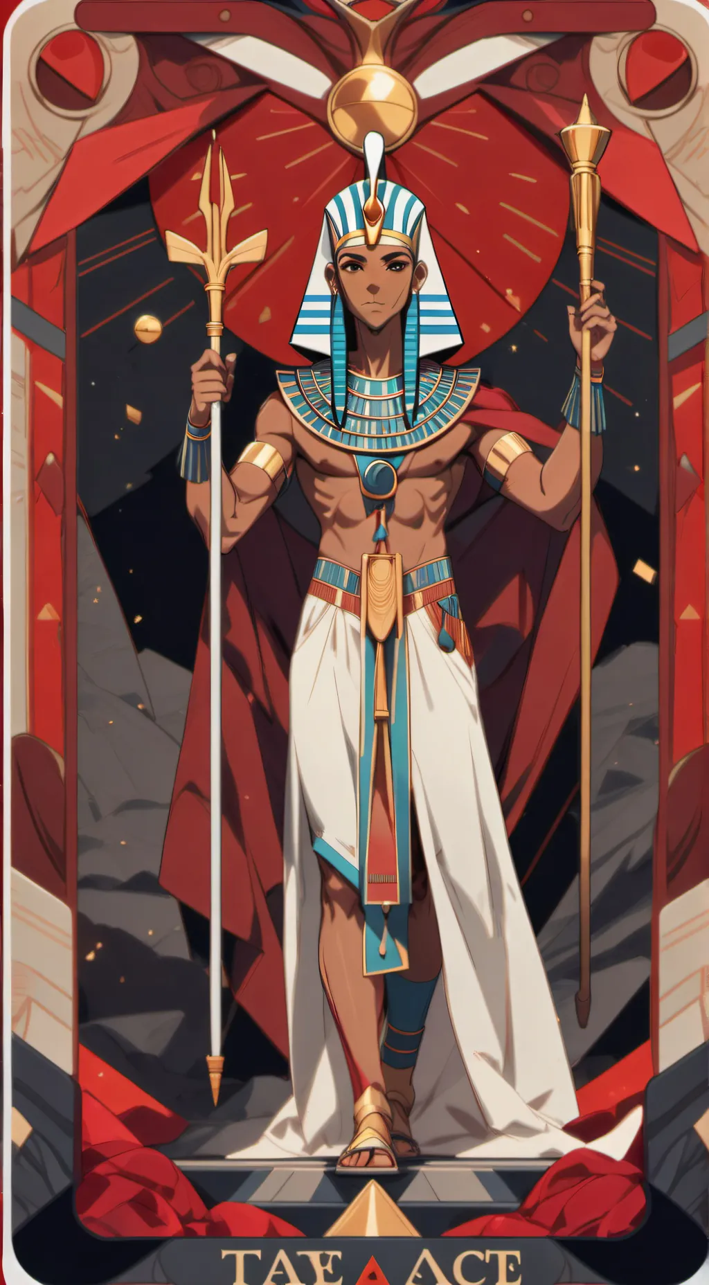 ai character: Ramesses Kahir  background