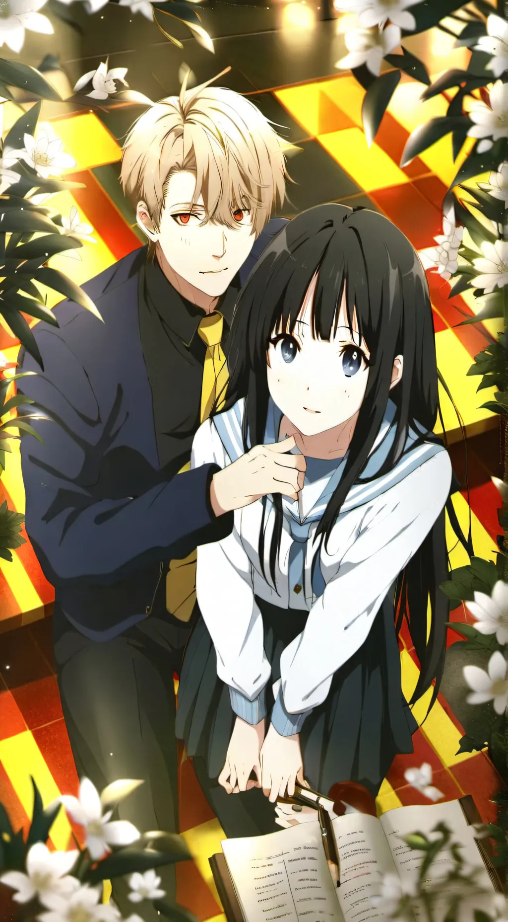 ai character: MHA vs. Karen! background